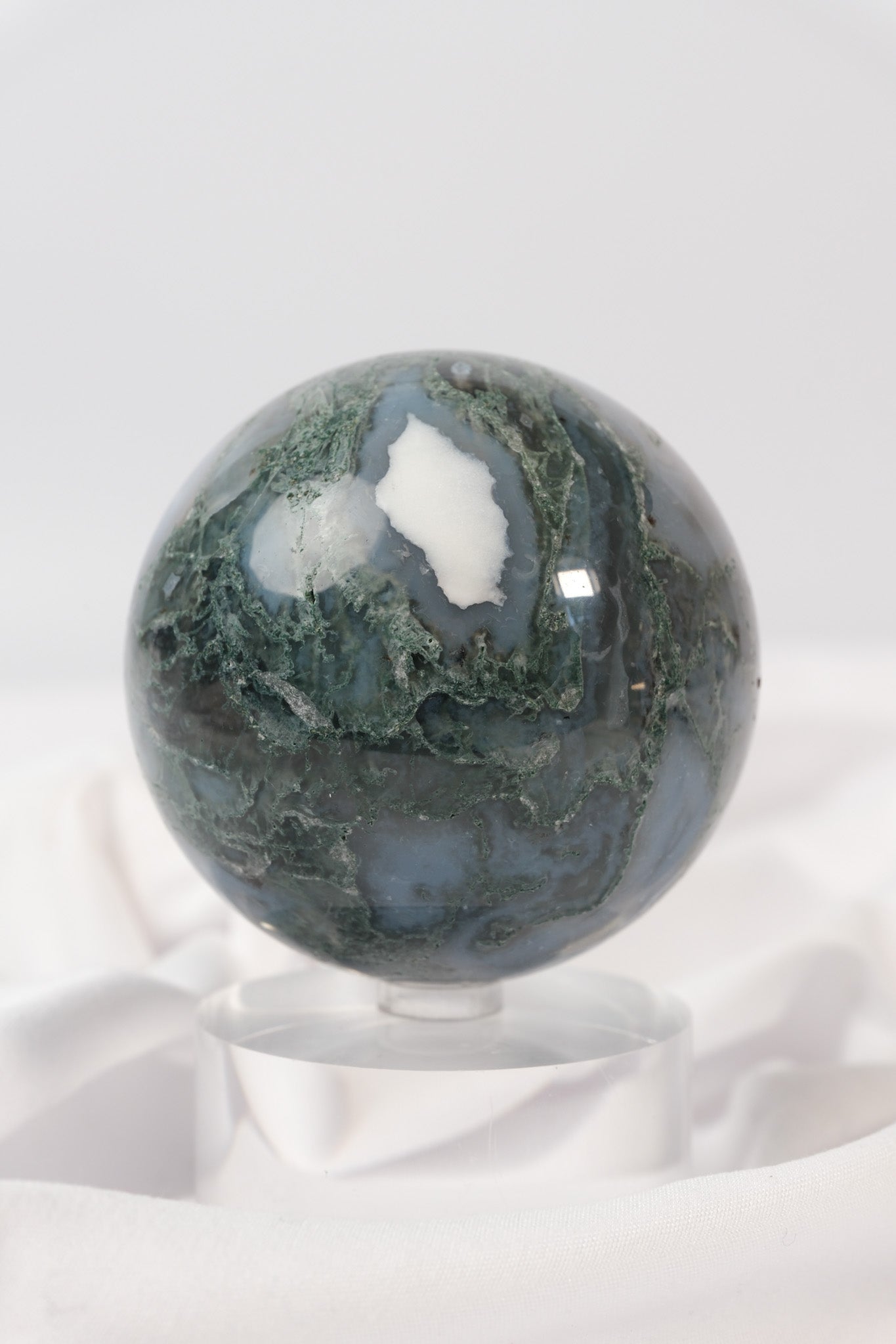 Moss Agate Sphere