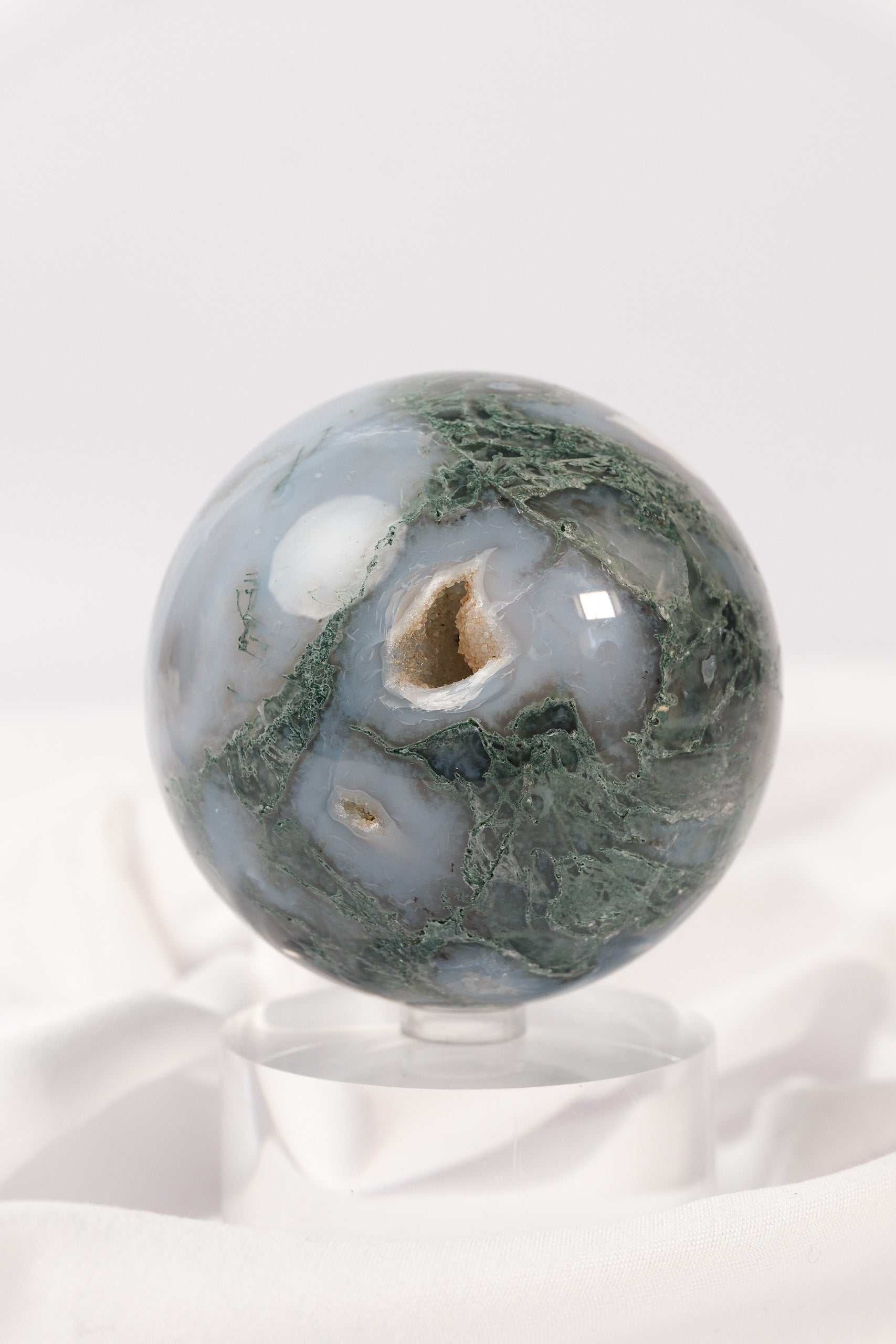 Moss Agate Sphere