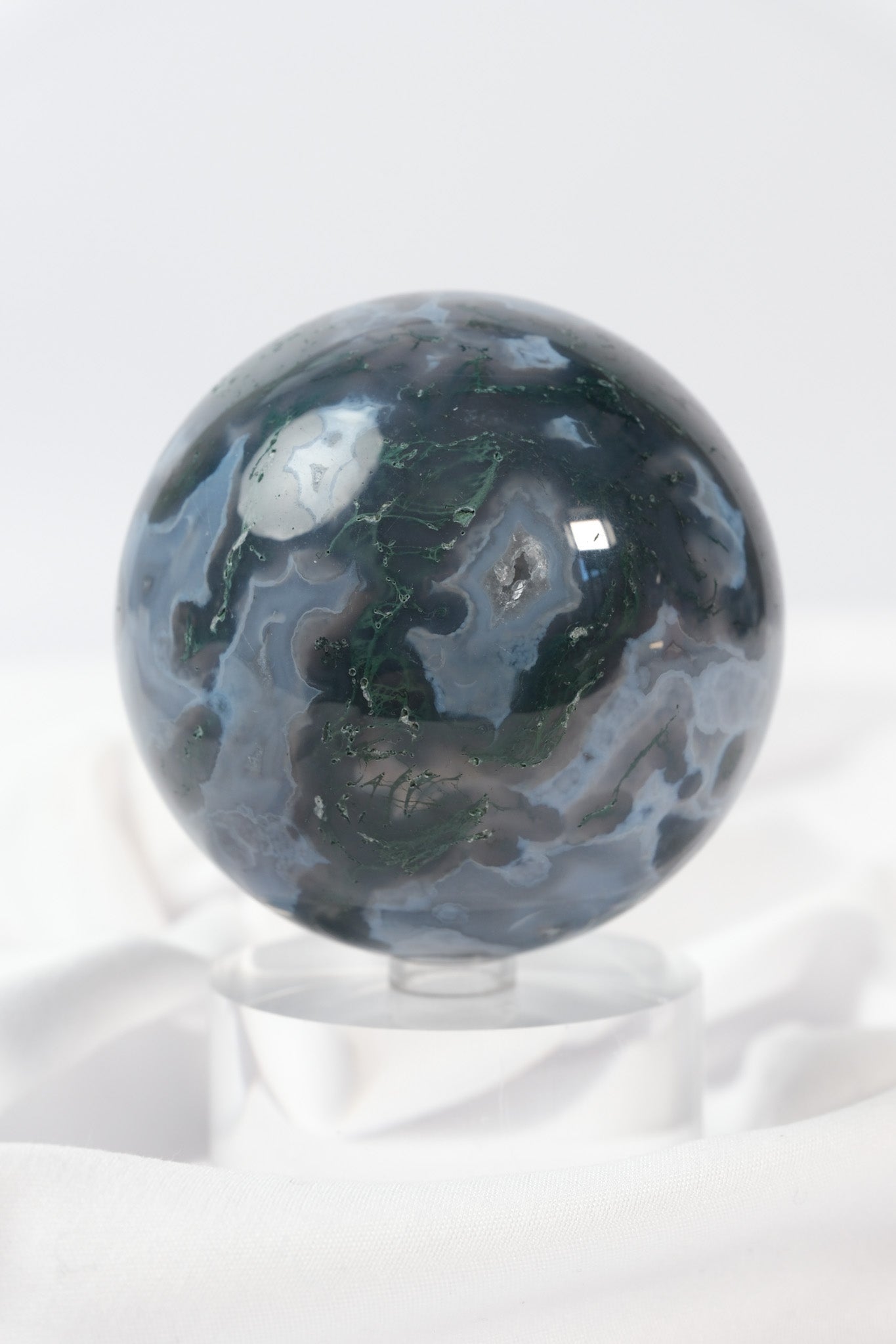 Moss Agate Sphere