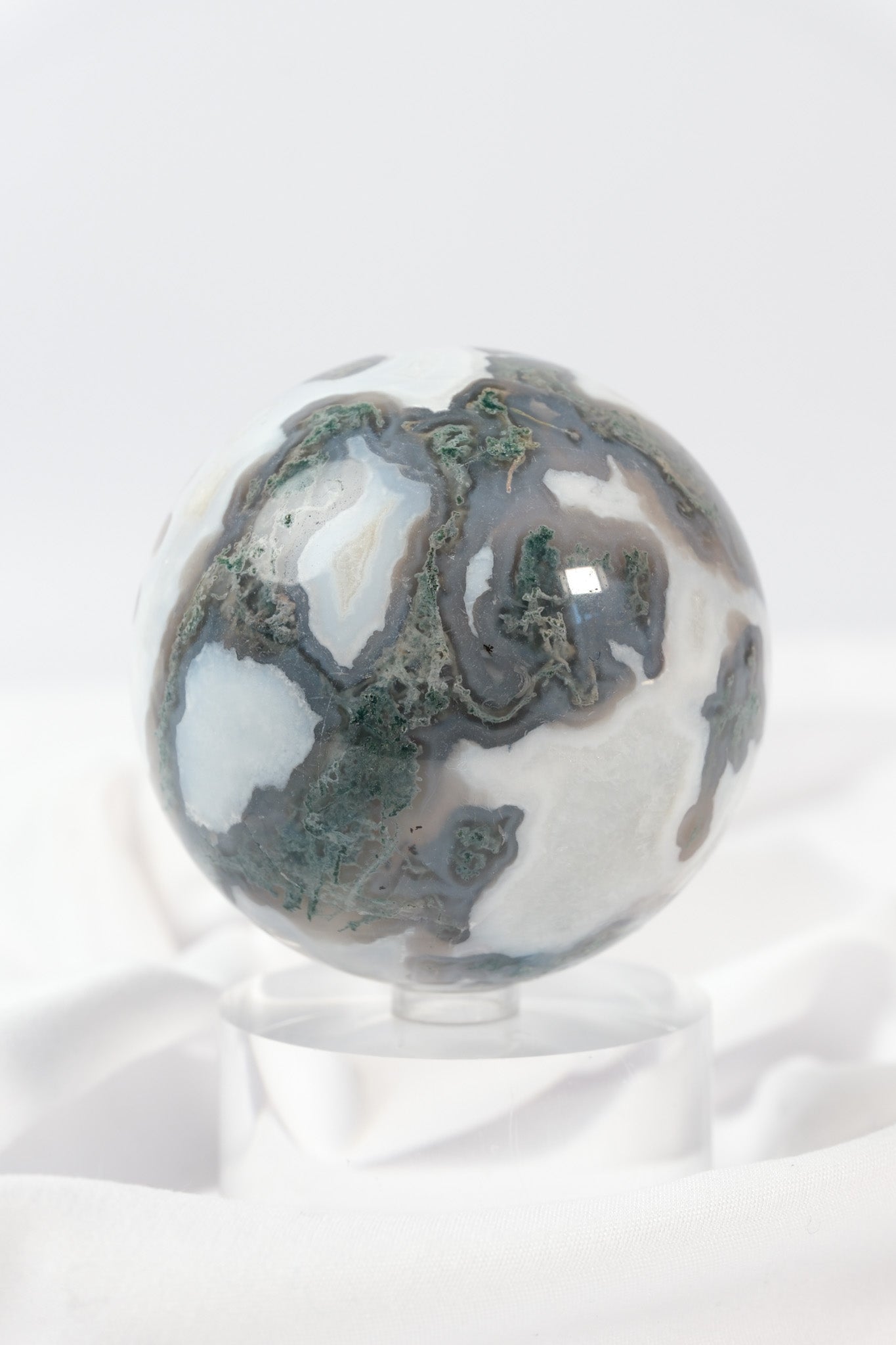 Moss Agate Sphere