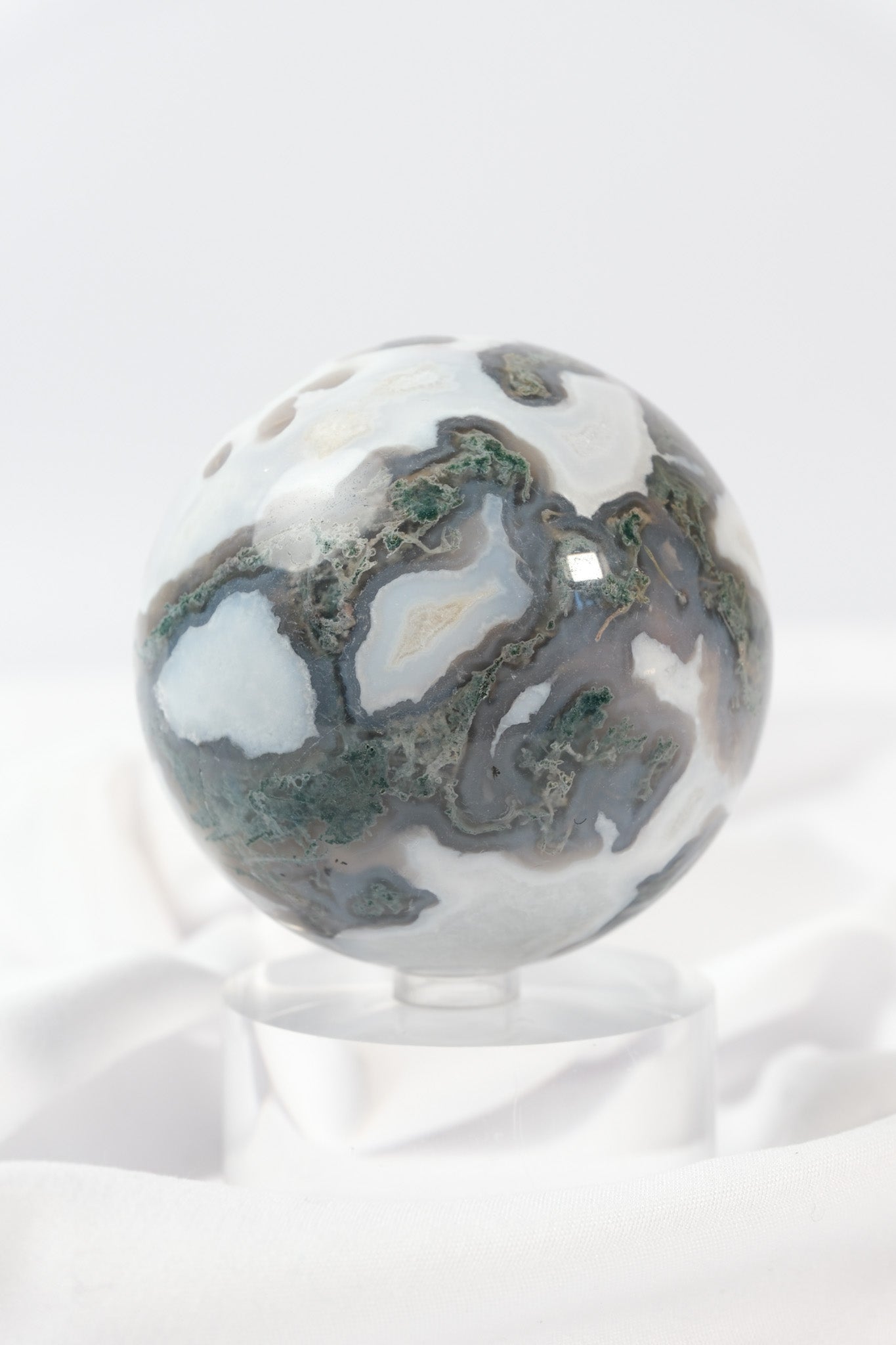 Moss Agate Sphere