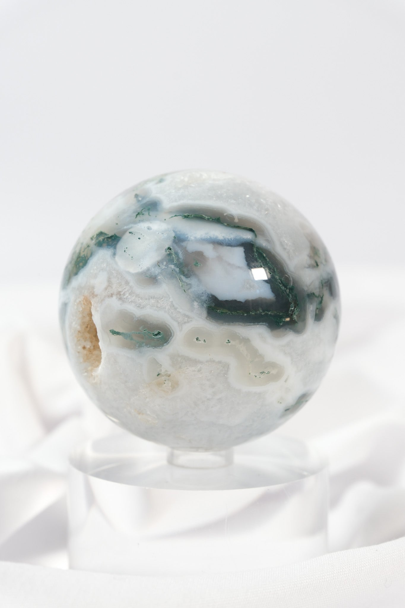 Moss Agate Sphere