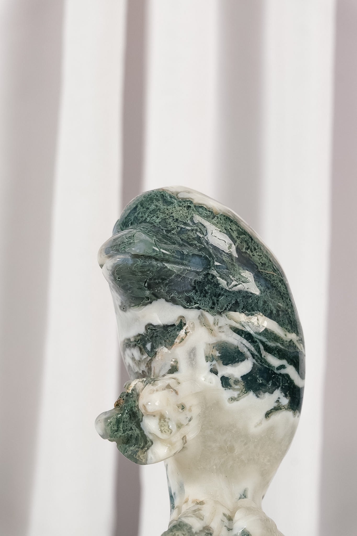 Moss Agate Dolphin
