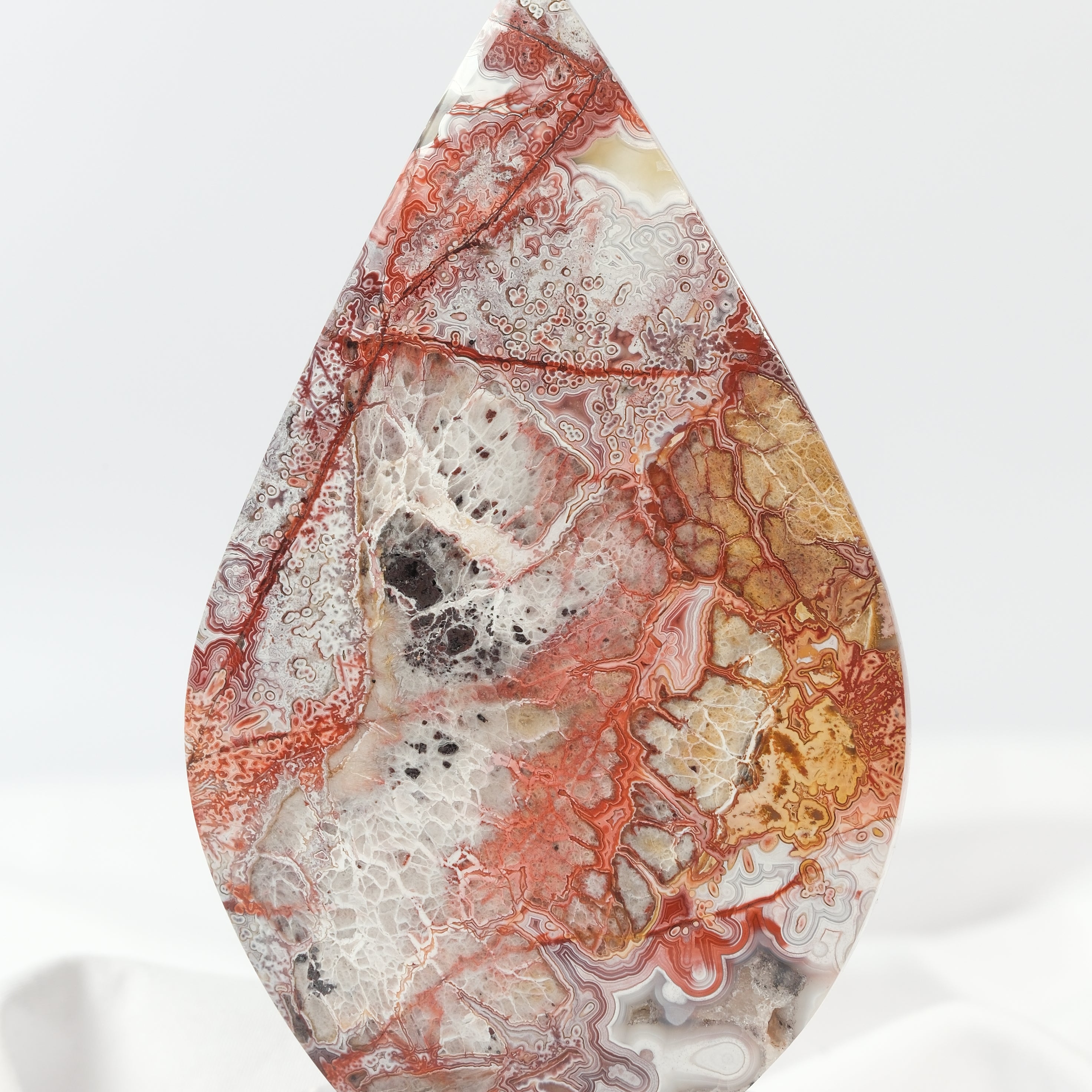 Mexican Crazy Lace Agate Flame