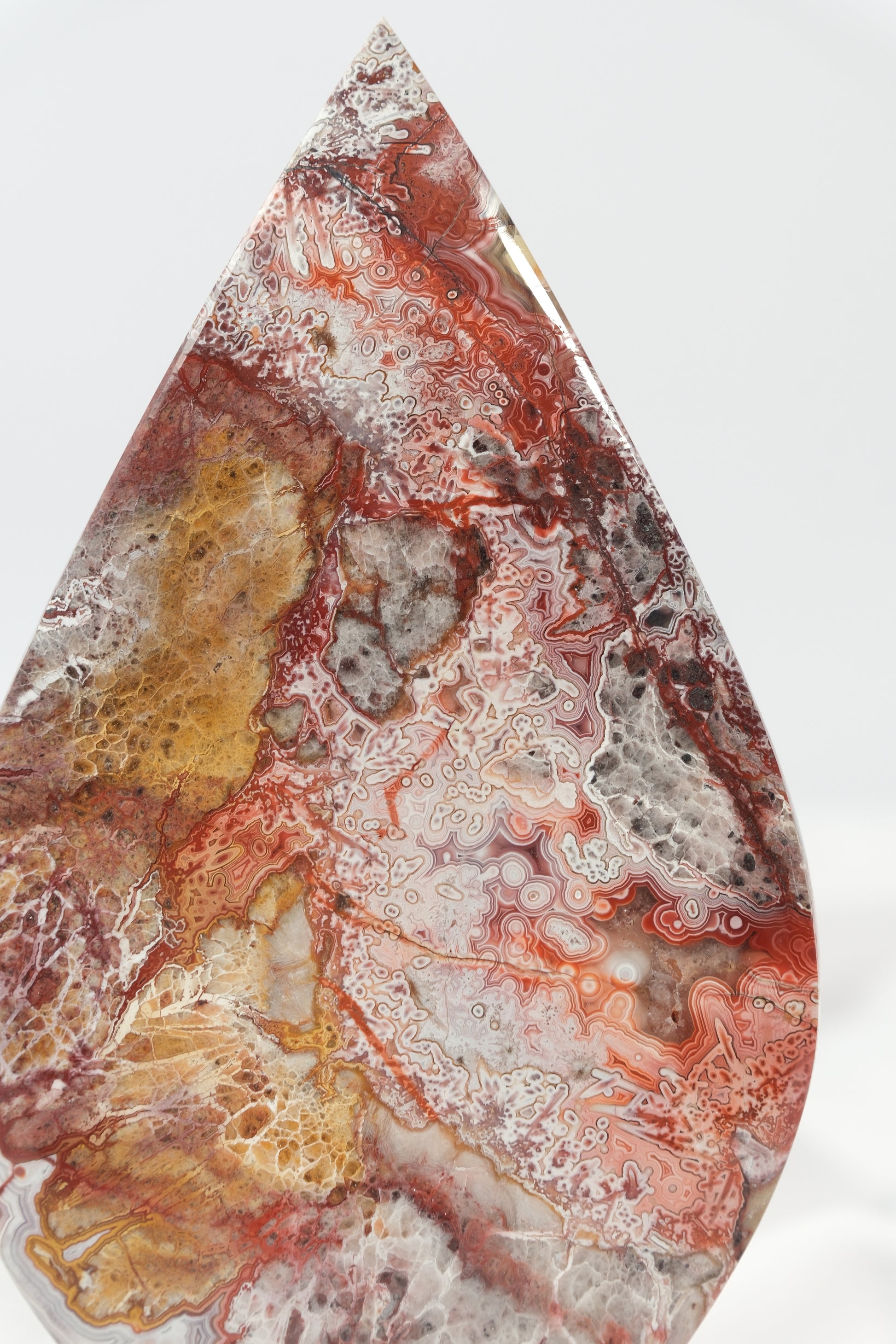 Mexican Crazy Lace Agate Flame