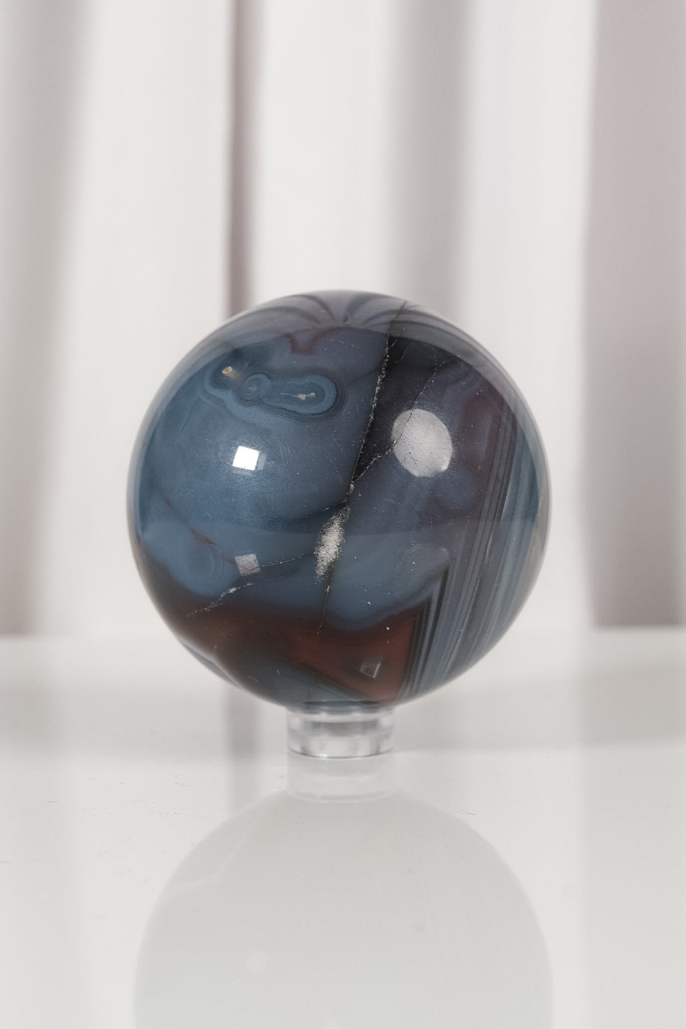 Mozambique Swazi Agate Sphere *Misfit*