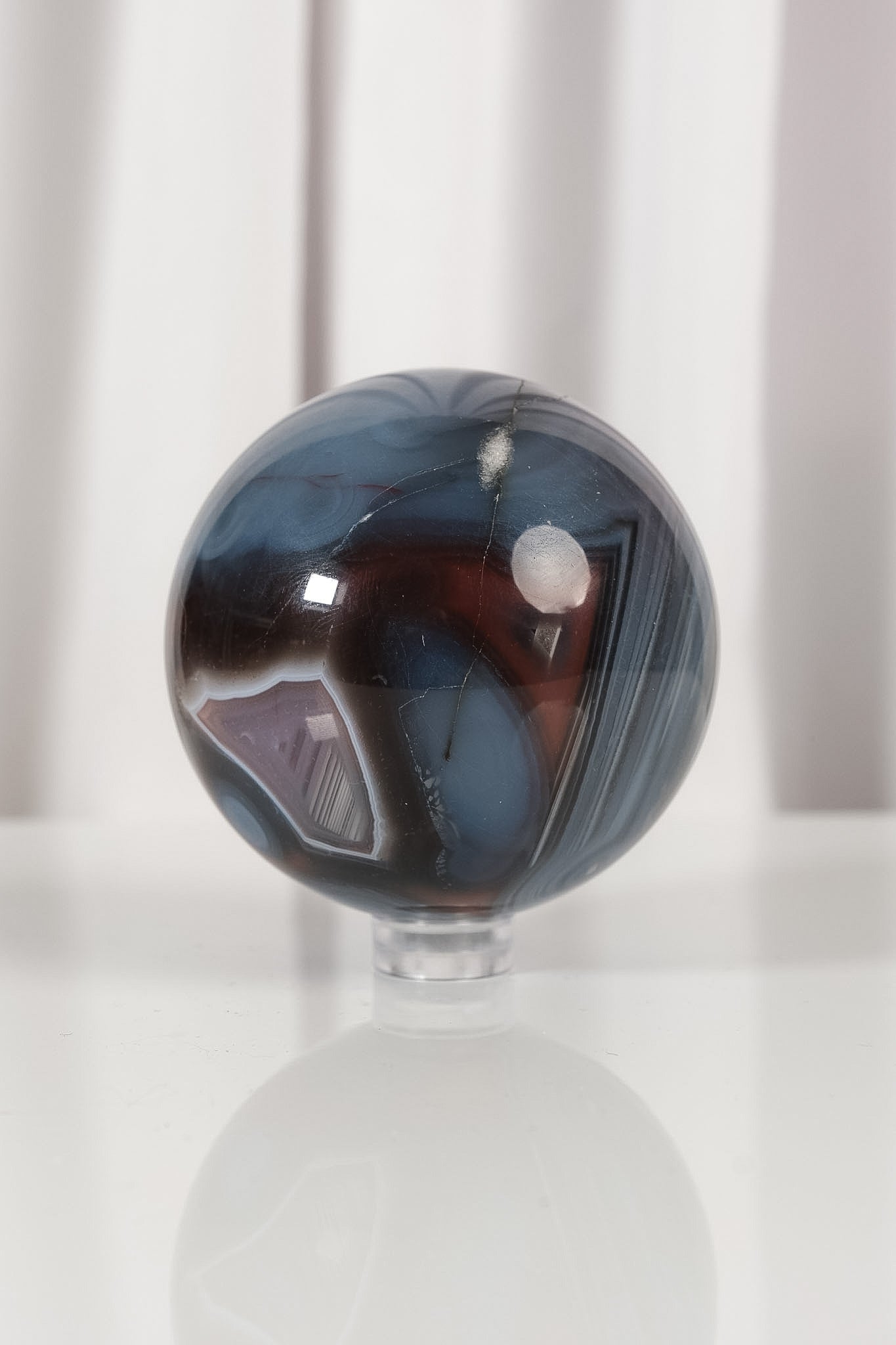 Mozambique Swazi Agate Sphere *Misfit*