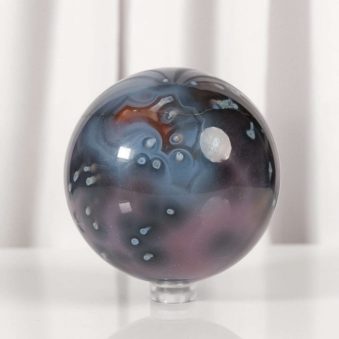 Mozambique Swazi Agate Sphere *Misfit*