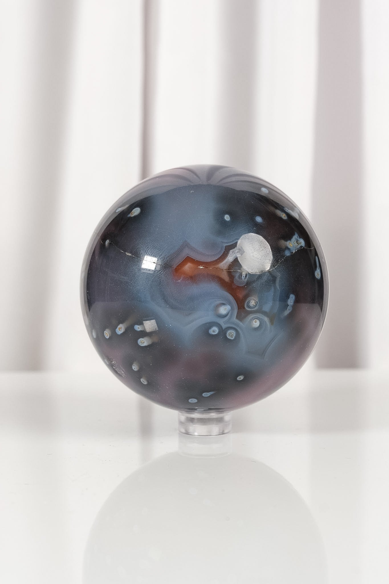 Mozambique Swazi Agate Sphere *Misfit*