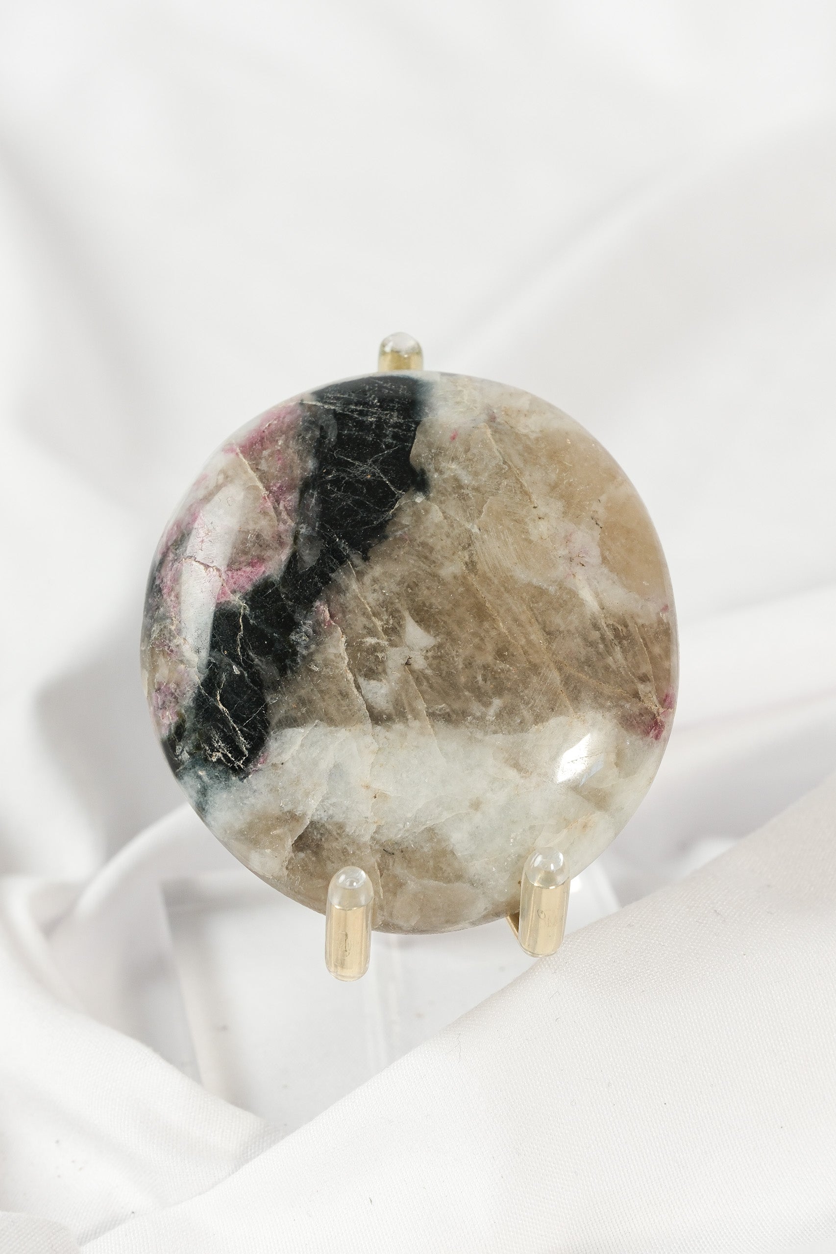 Pink Tourmaline Palmstone