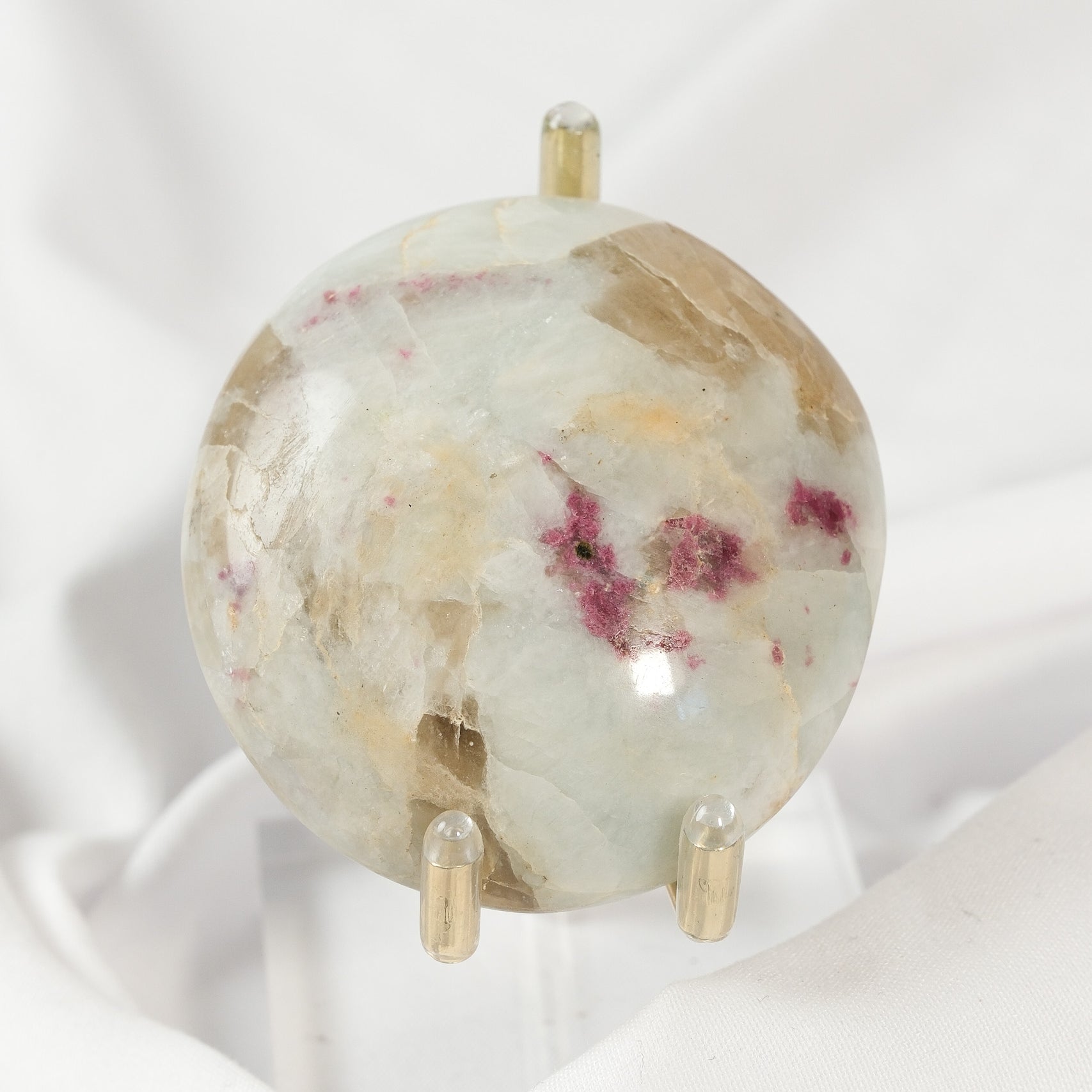 Pink Tourmaline Palmstone
