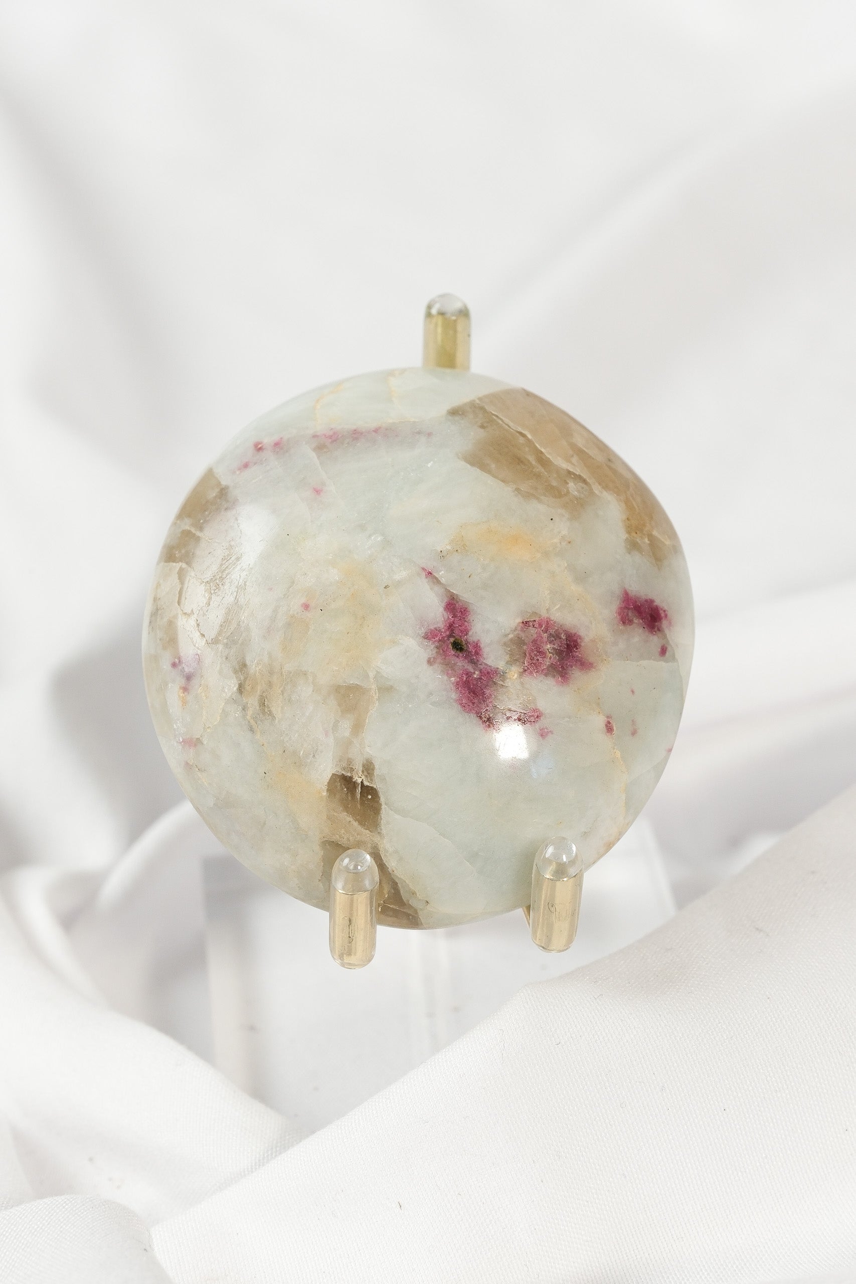 Pink Tourmaline Palmstone
