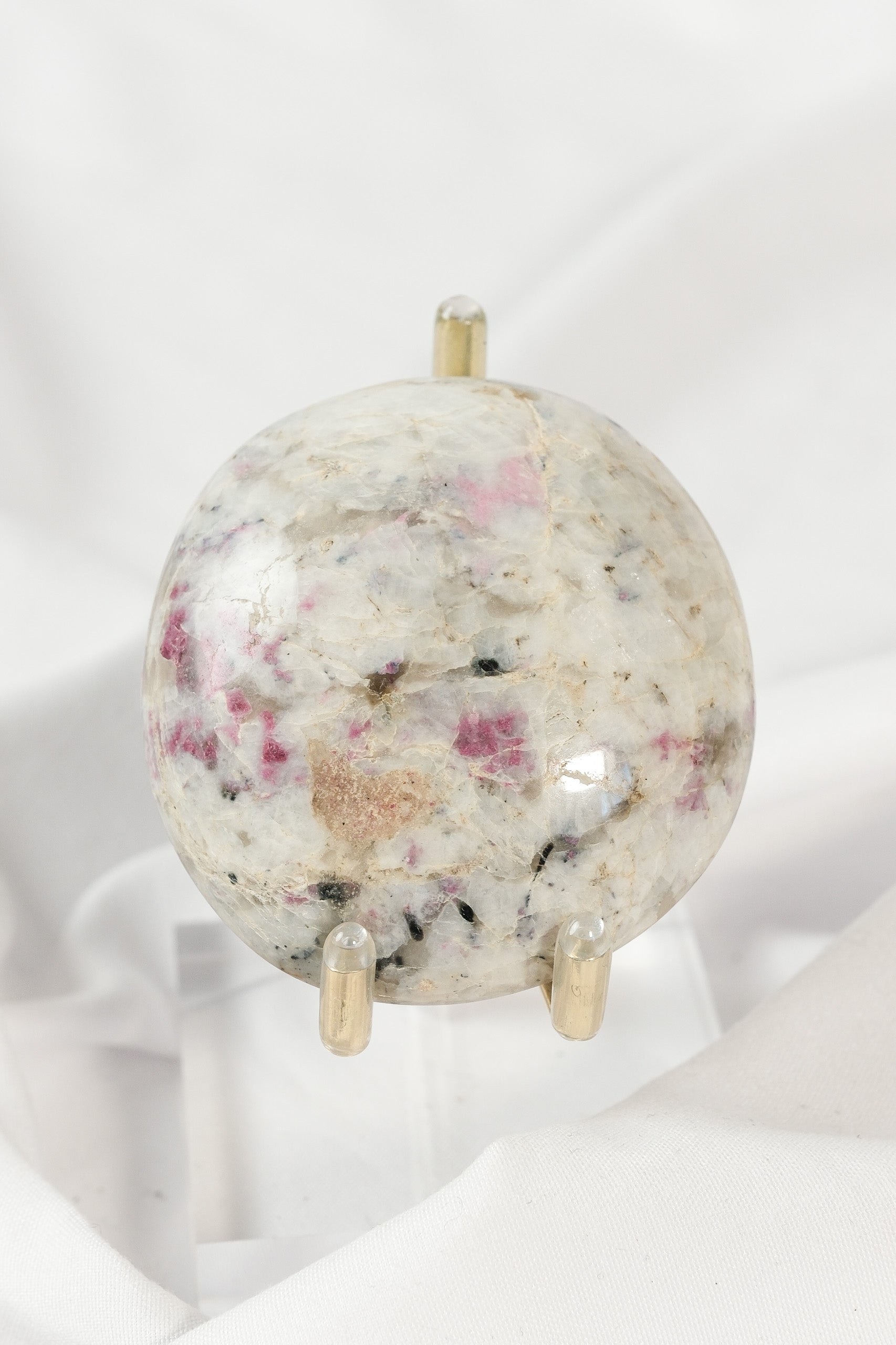 Pink Tourmaline Palmstone