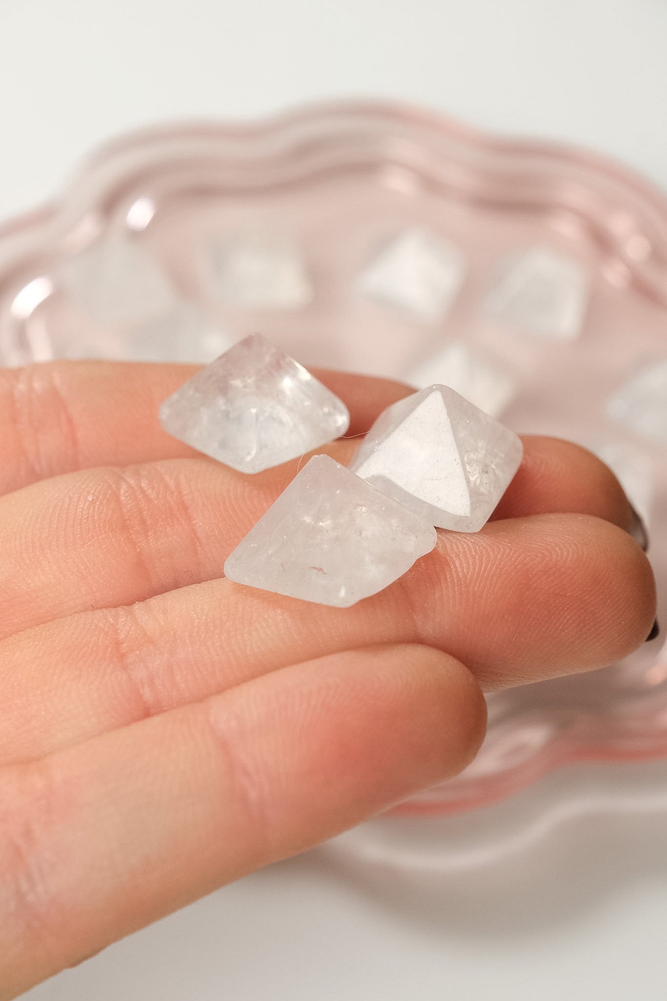 Clear Quartz Mini Pyramid
