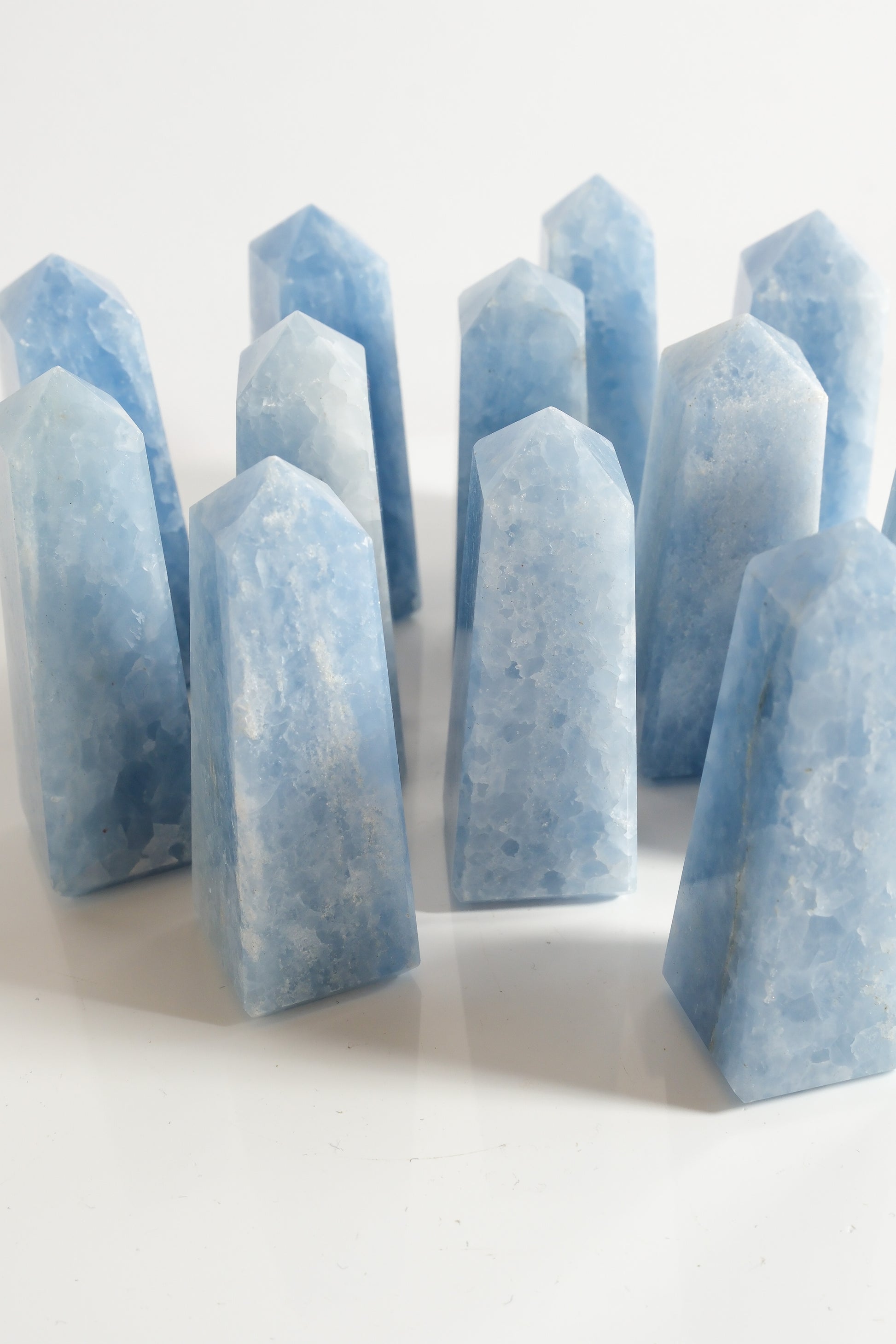 Blue Calcite Tower