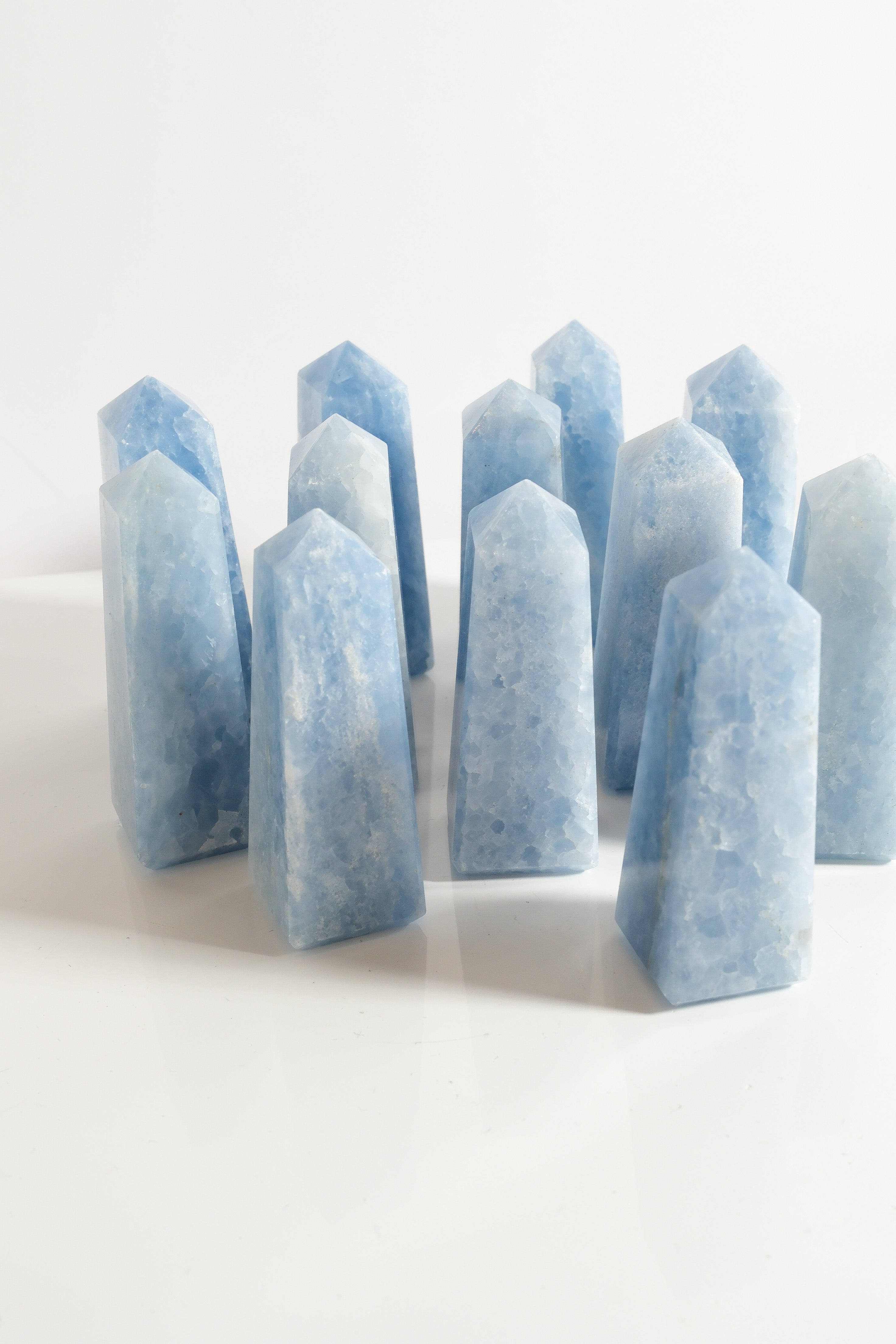 Blue Calcite Tower