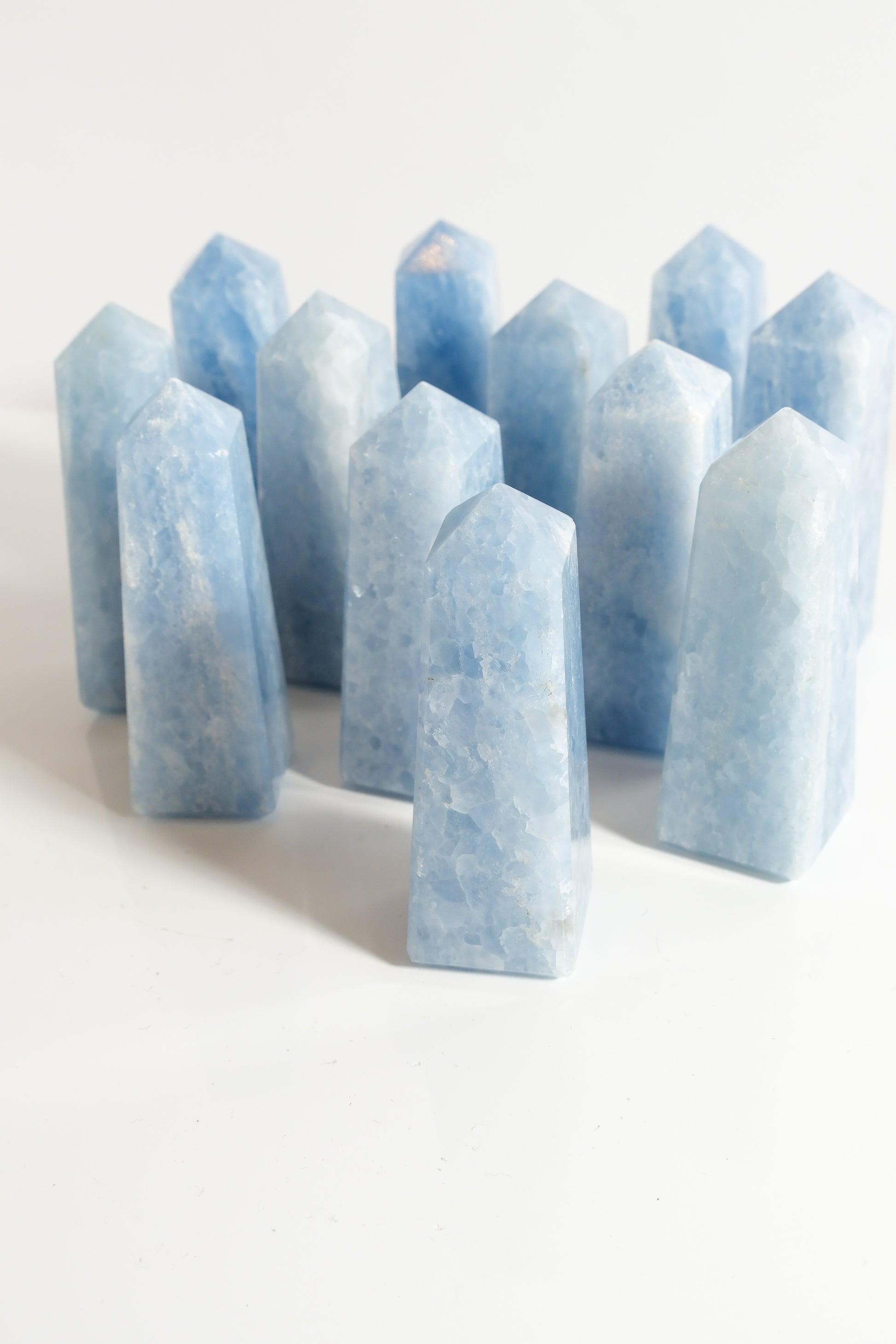 Blue Calcite Tower