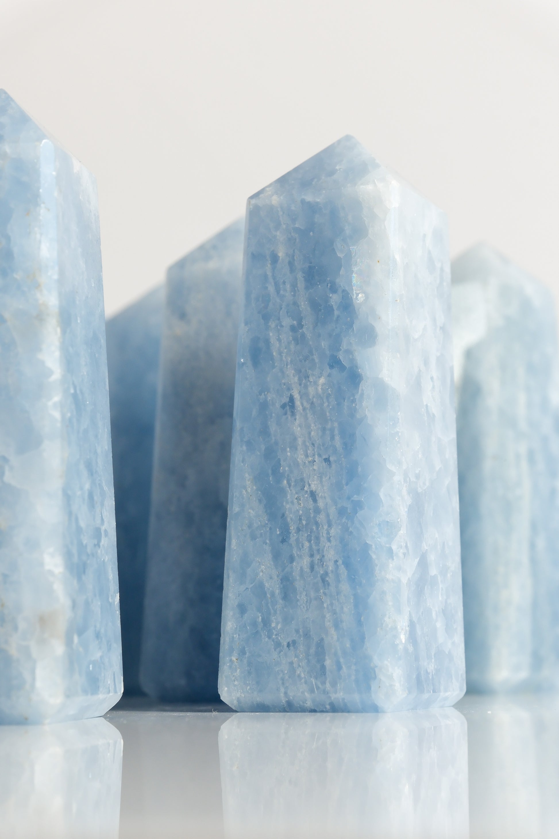 Blue Calcite Tower