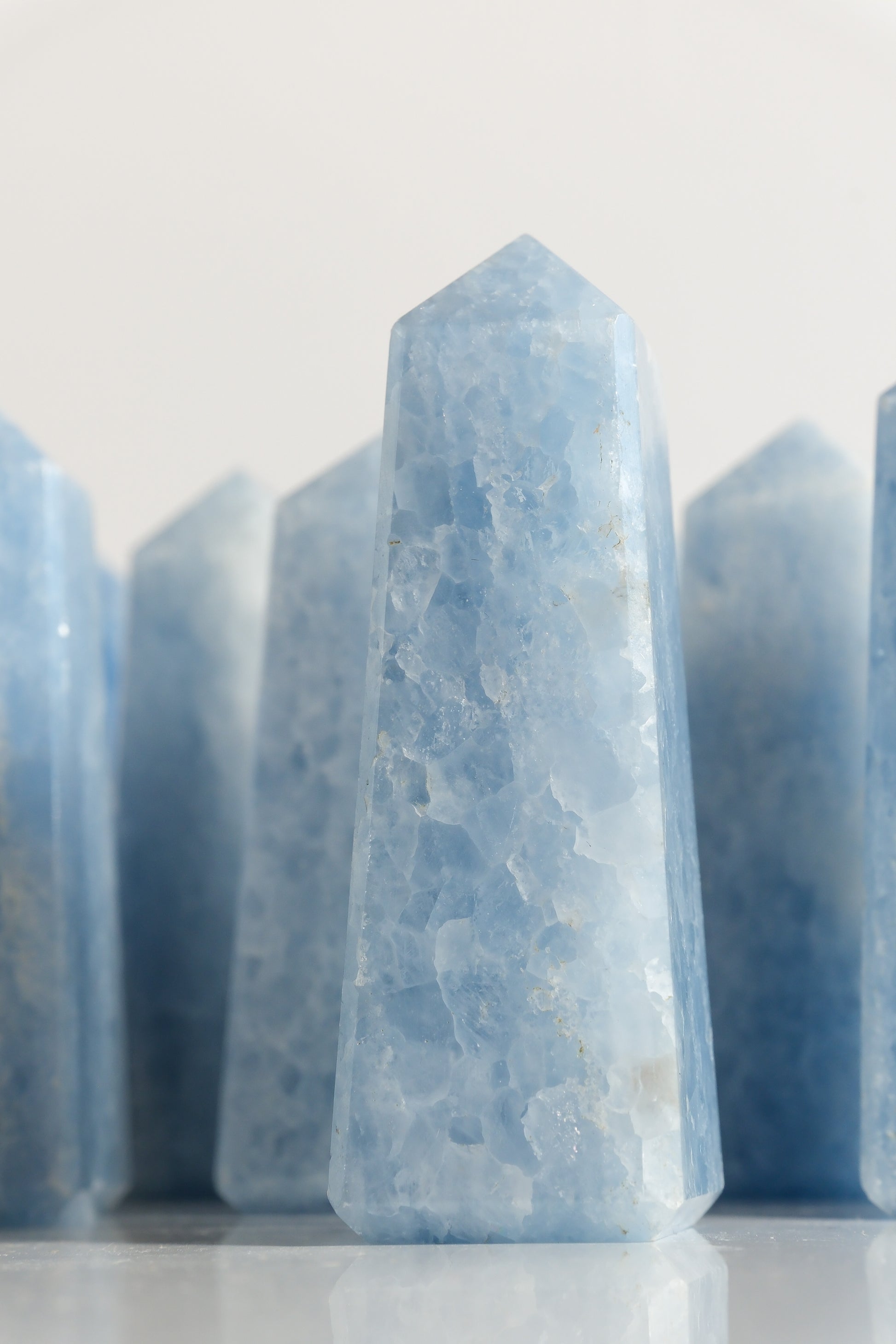 Blue Calcite Tower