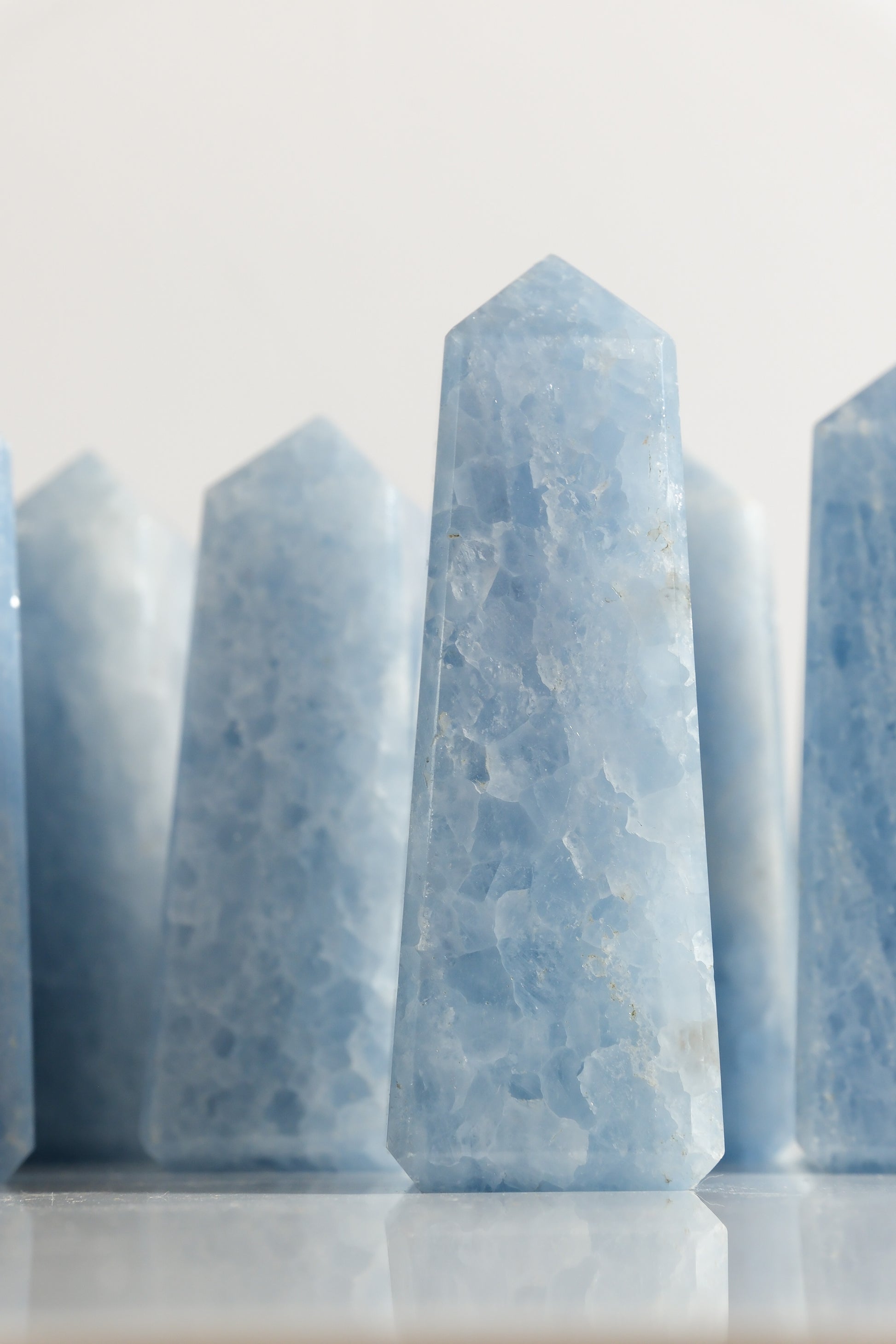 Blue Calcite Tower