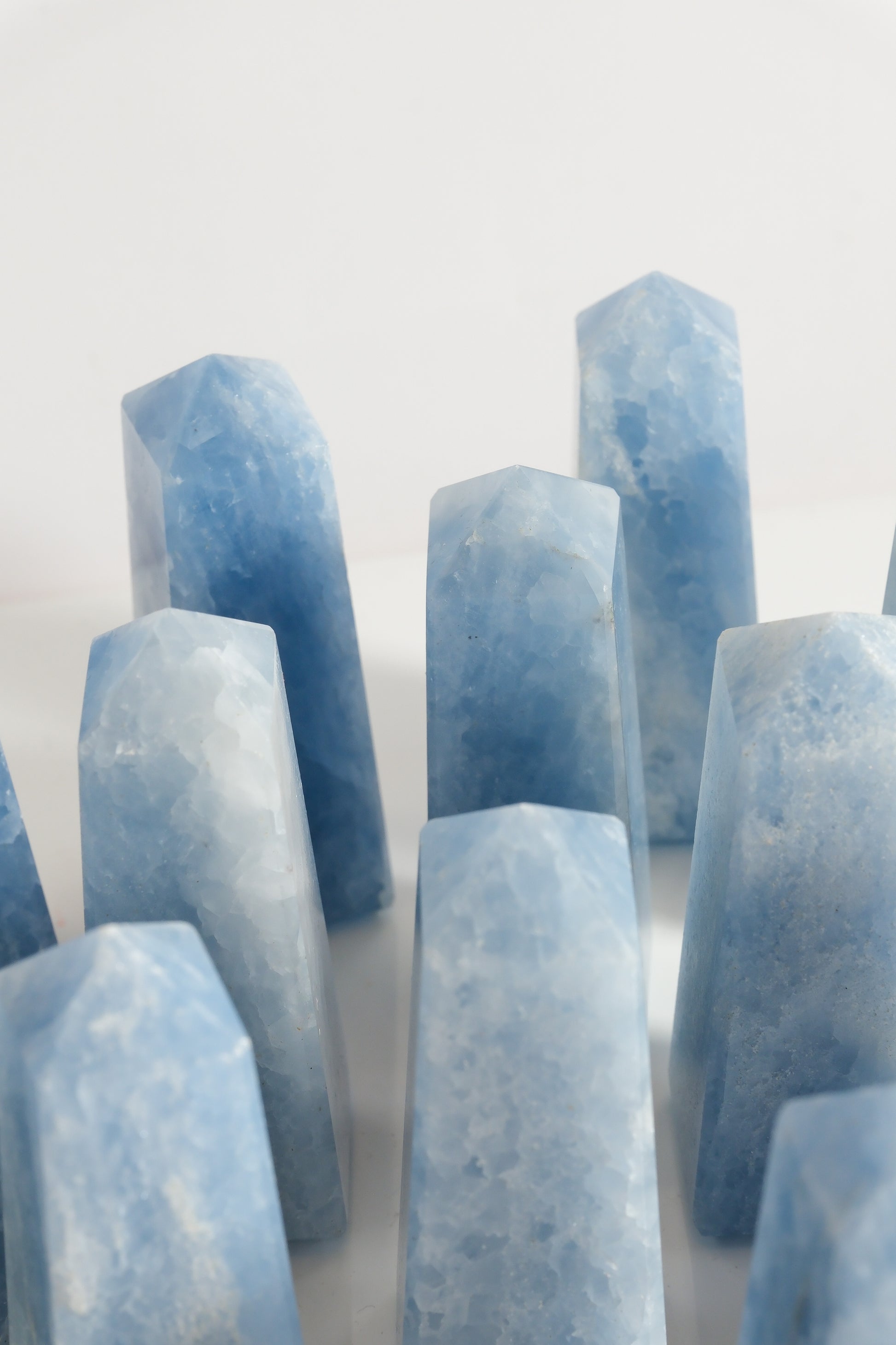 Blue Calcite Tower