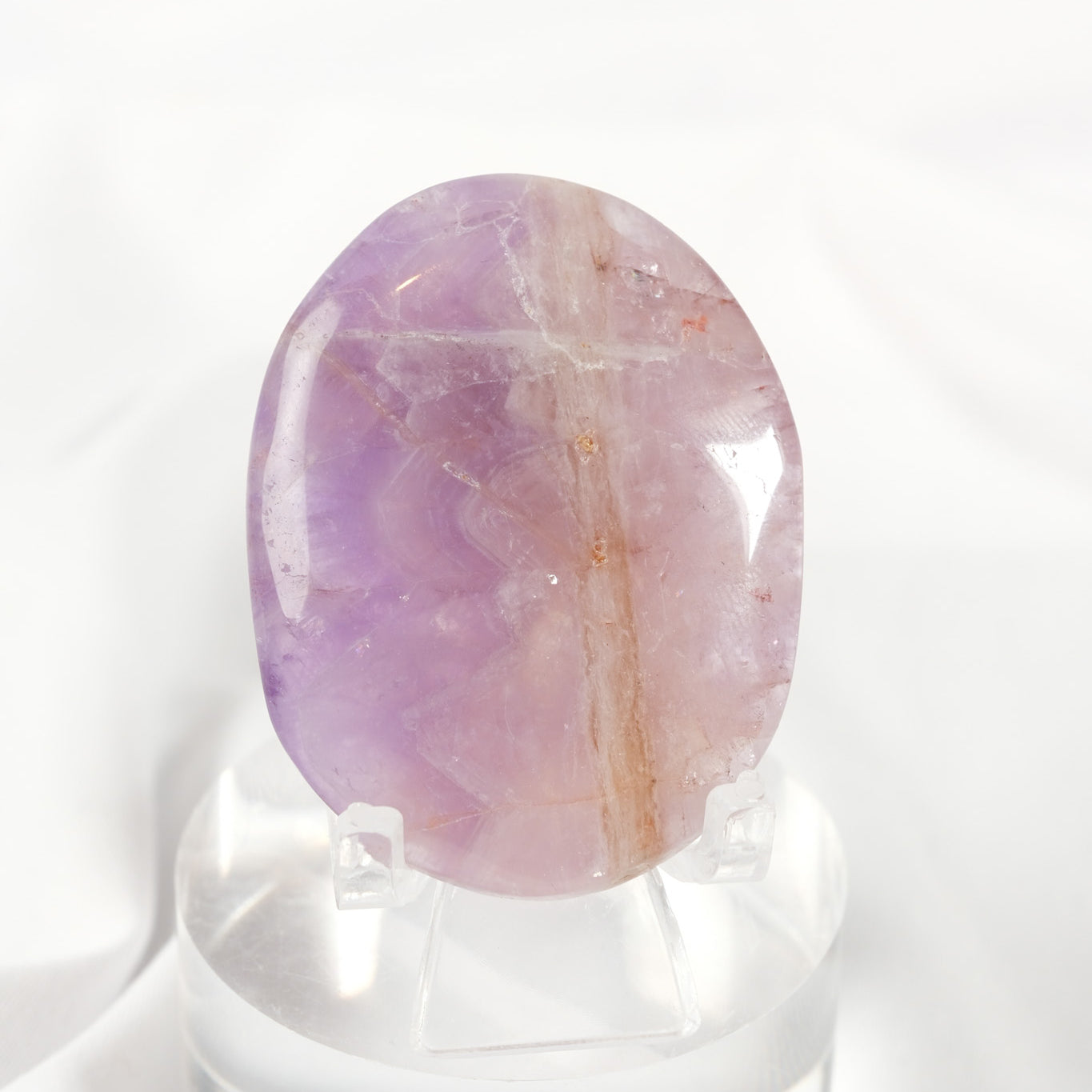 Amethyst Lace Agate Palmstone