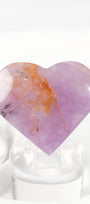 Amethyst Lace Agate Heart