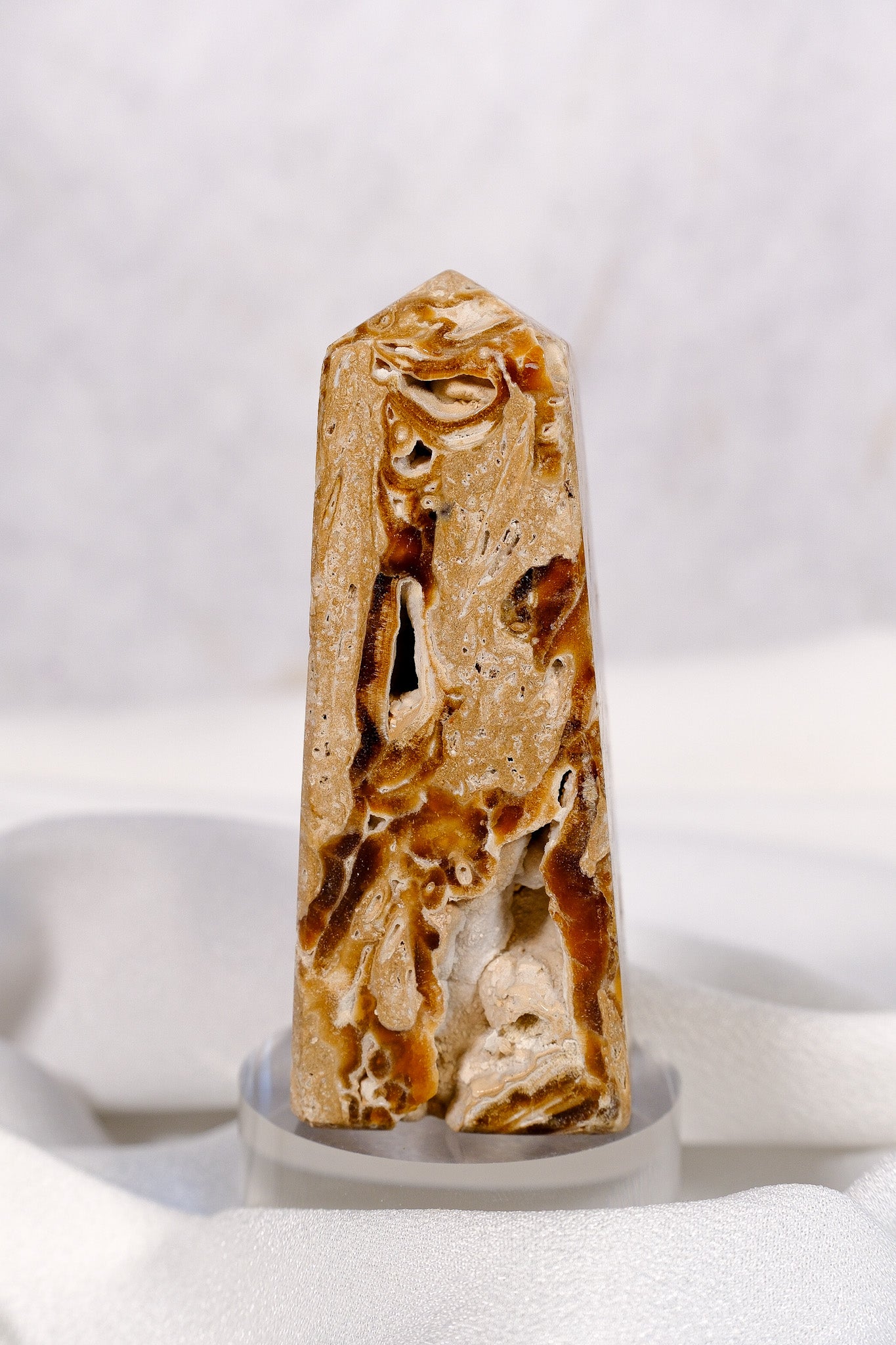 Chocolate Calcite Tower