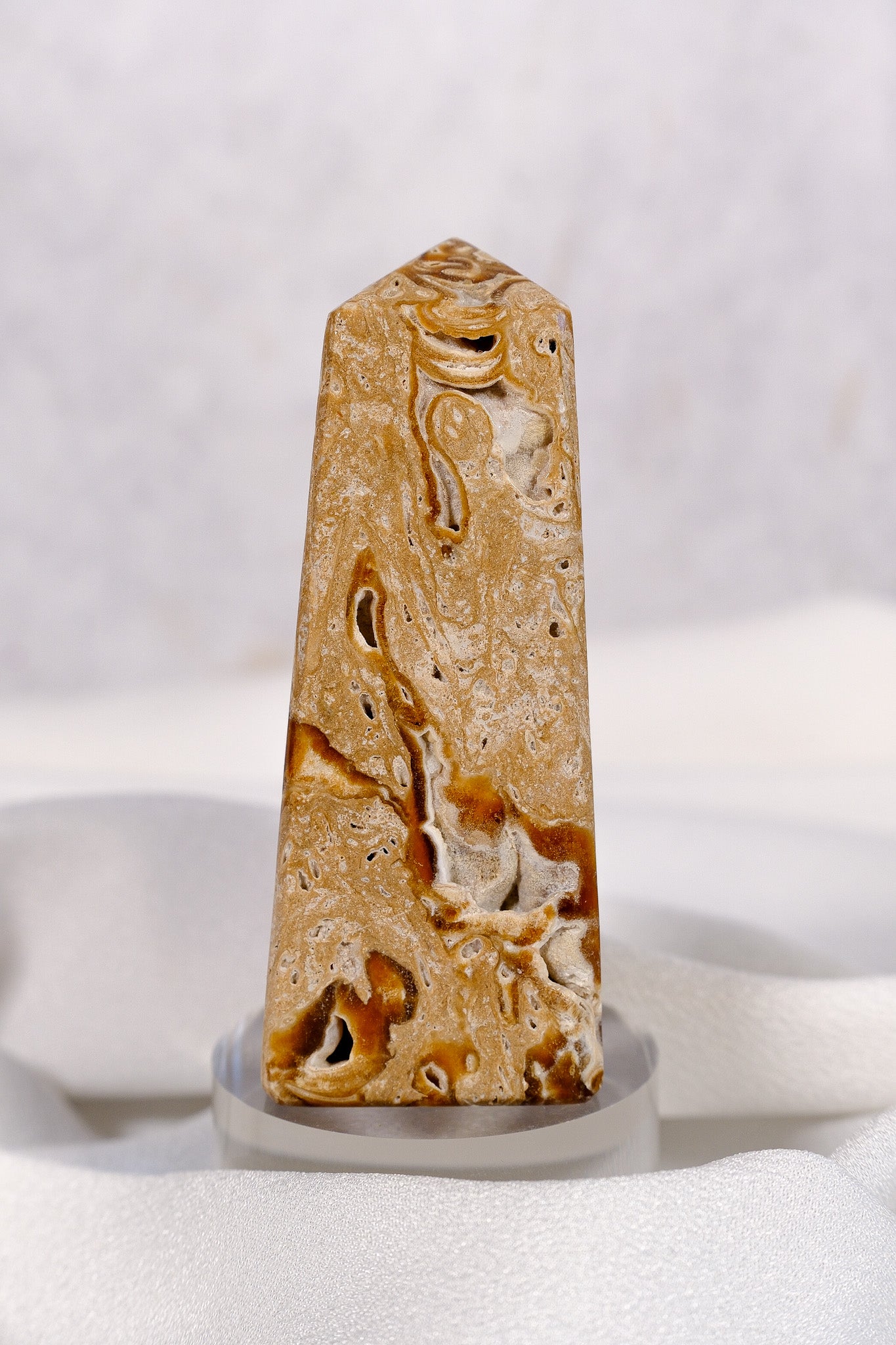 Chocolate Calcite Tower
