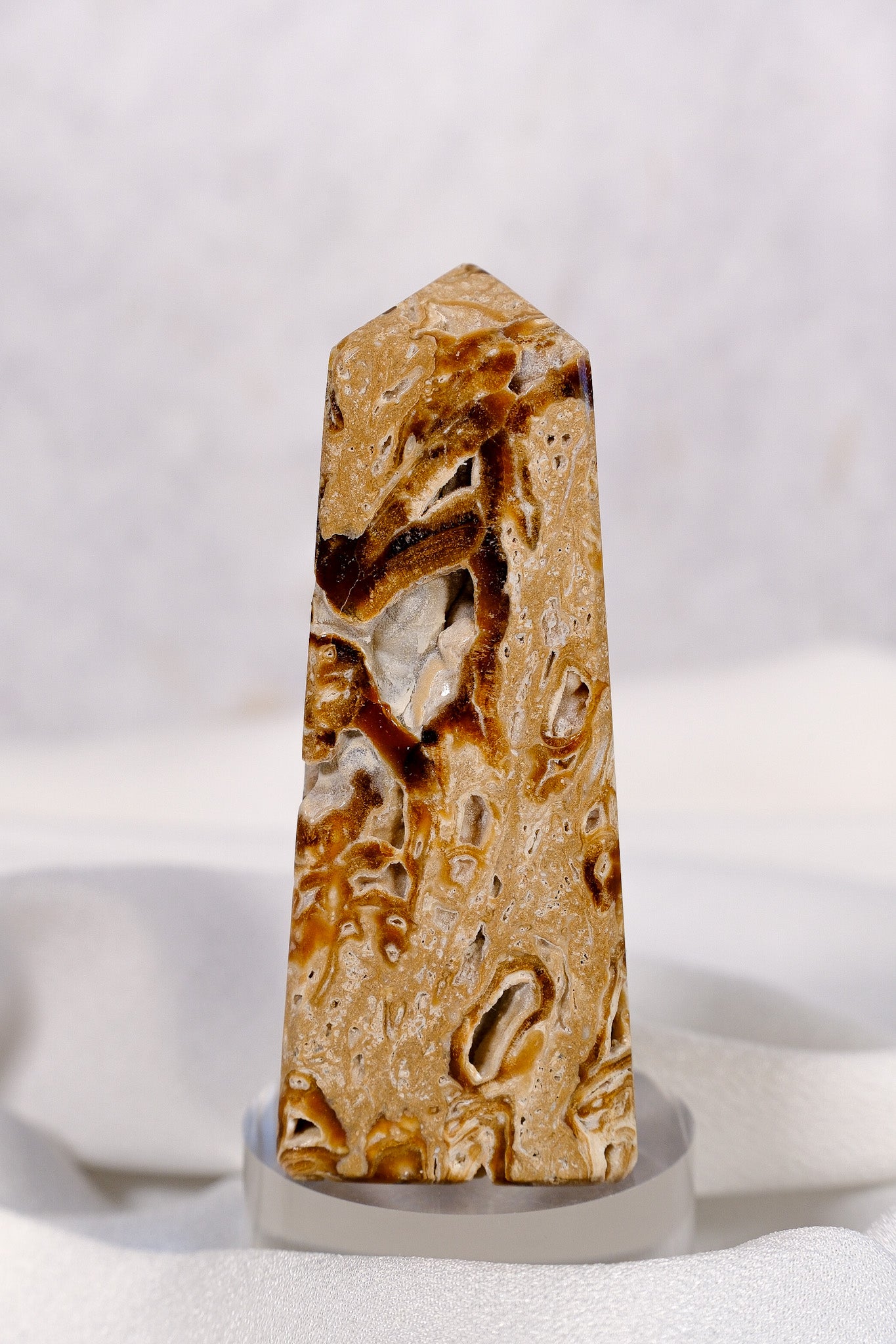 Chocolate Calcite Tower