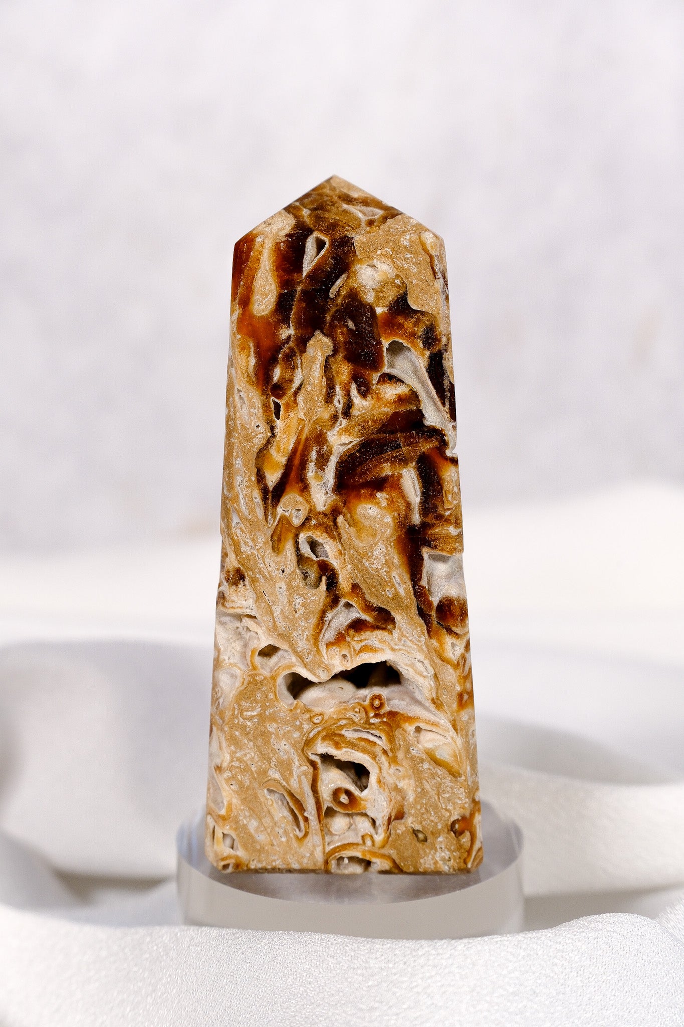 Chocolate Calcite Tower