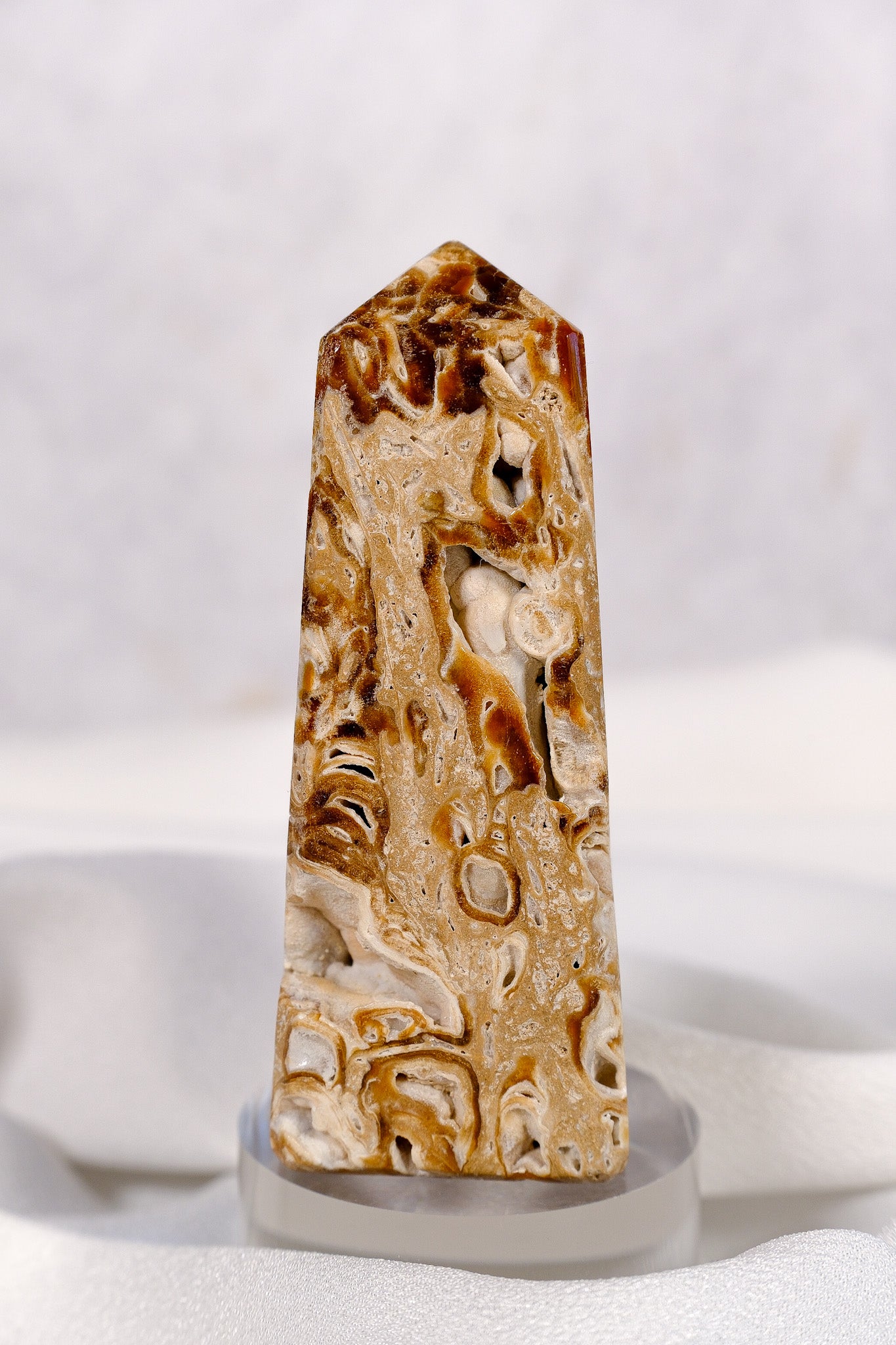 Chocolate Calcite Tower