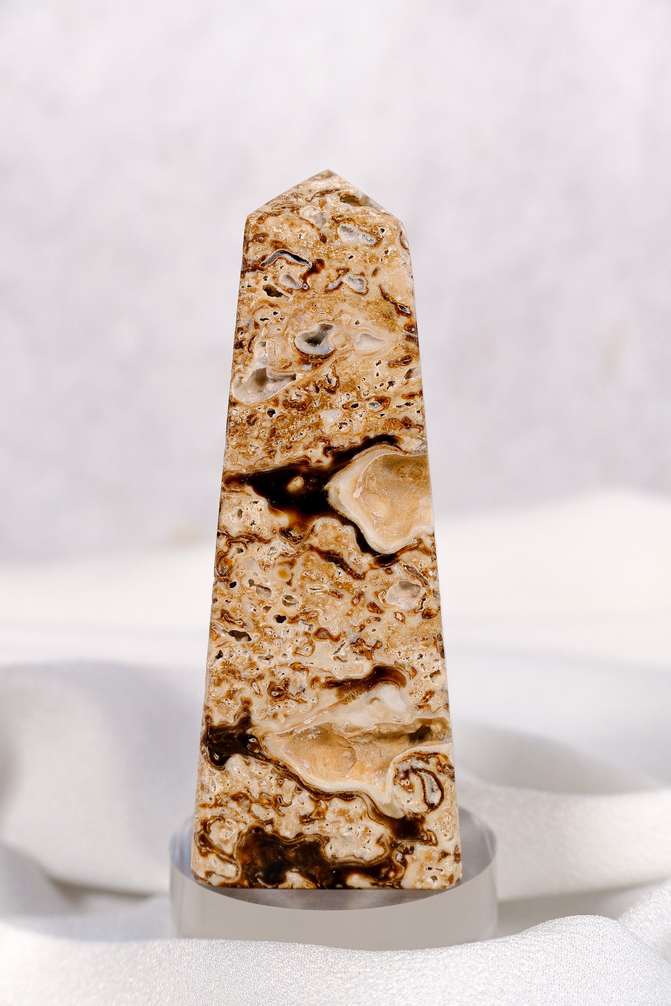 Chocolate Calcite Tower