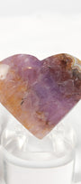 Amethyst Lace Agate Heart