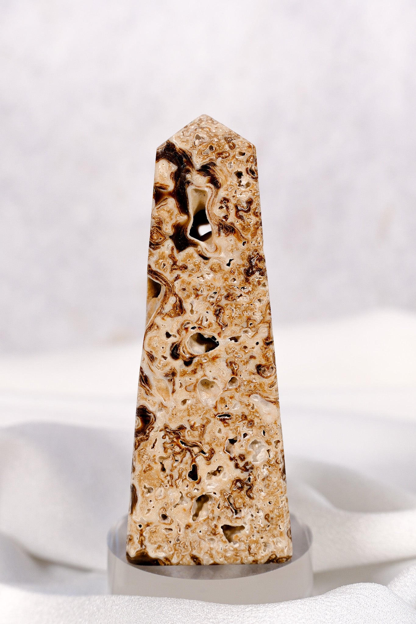 Chocolate Calcite Tower