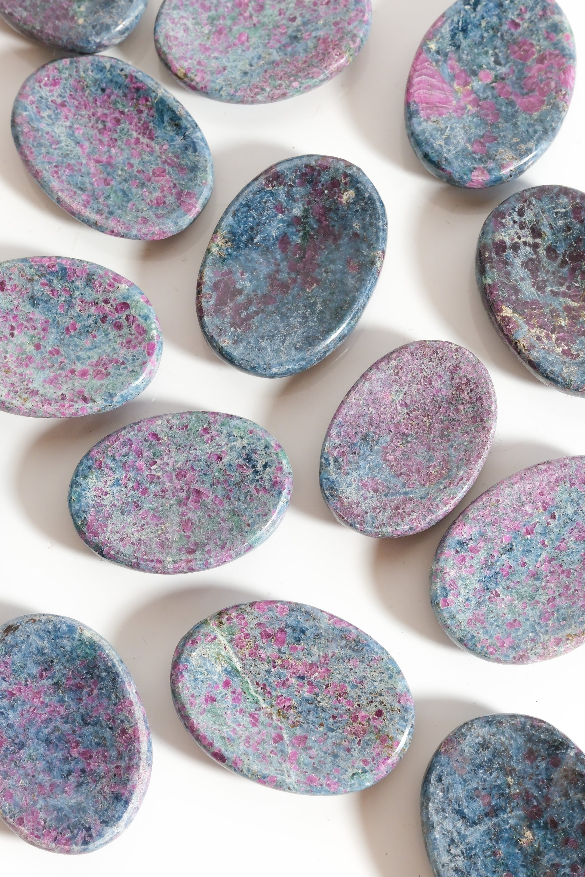 Ruby Kyanite Worry Stone