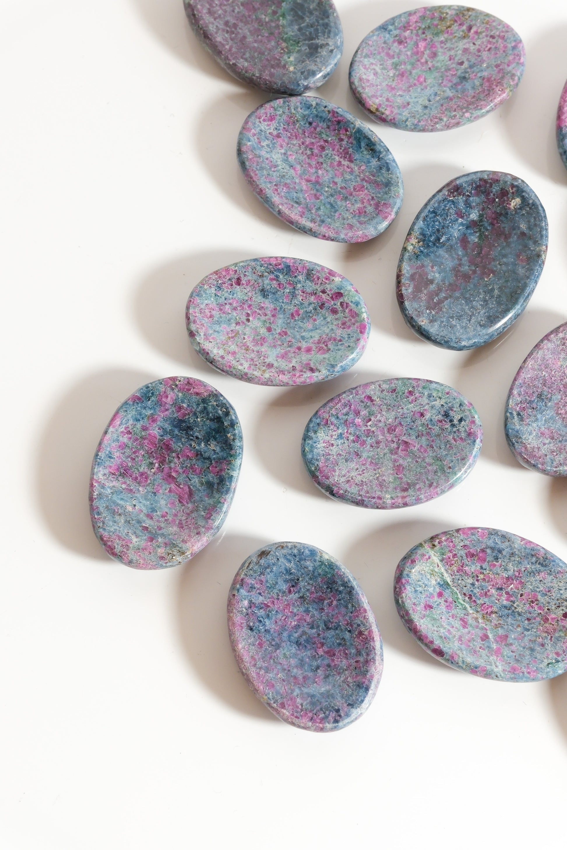 Ruby Kyanite Worry Stone