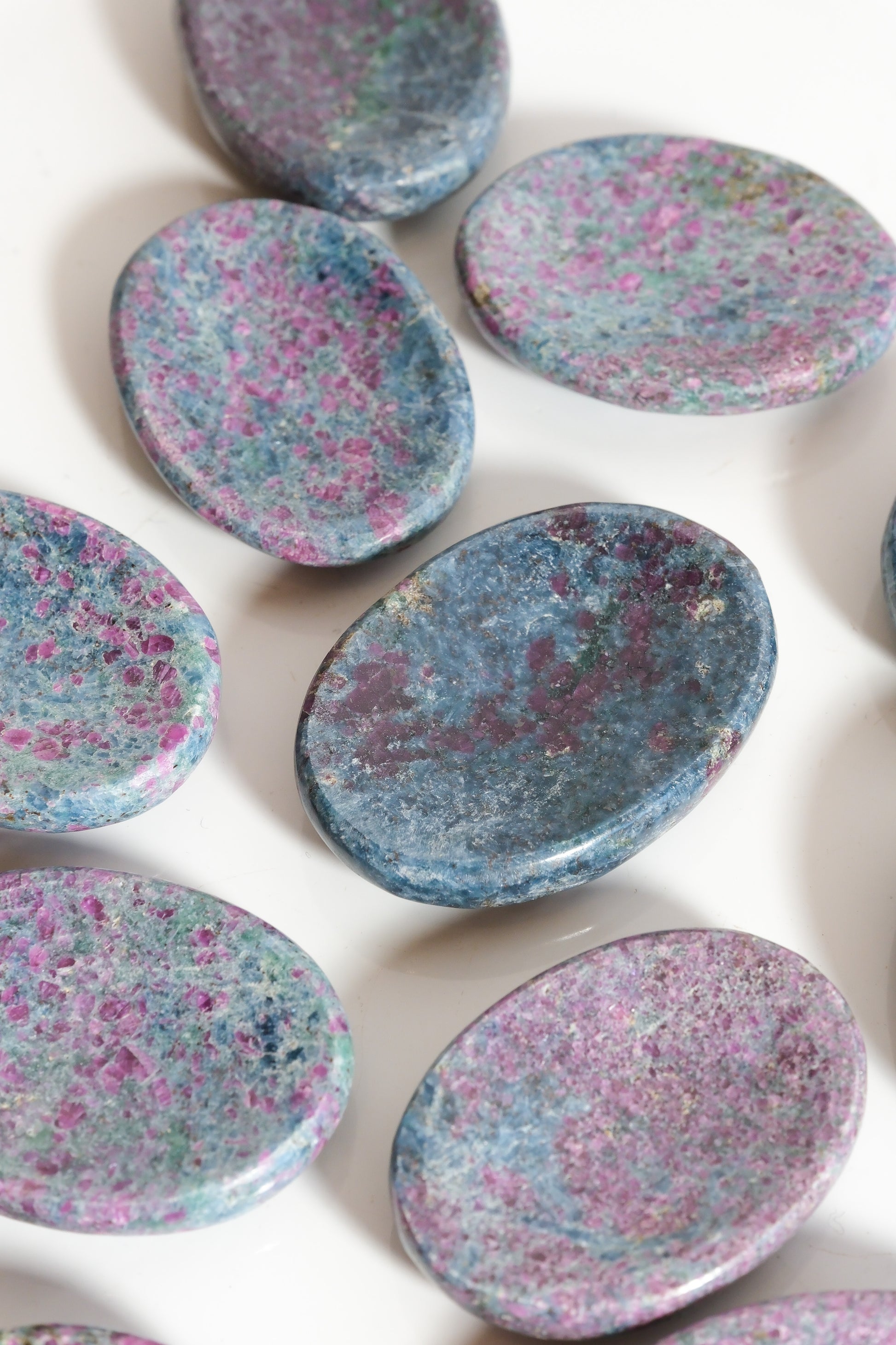 Ruby Kyanite Worry Stone