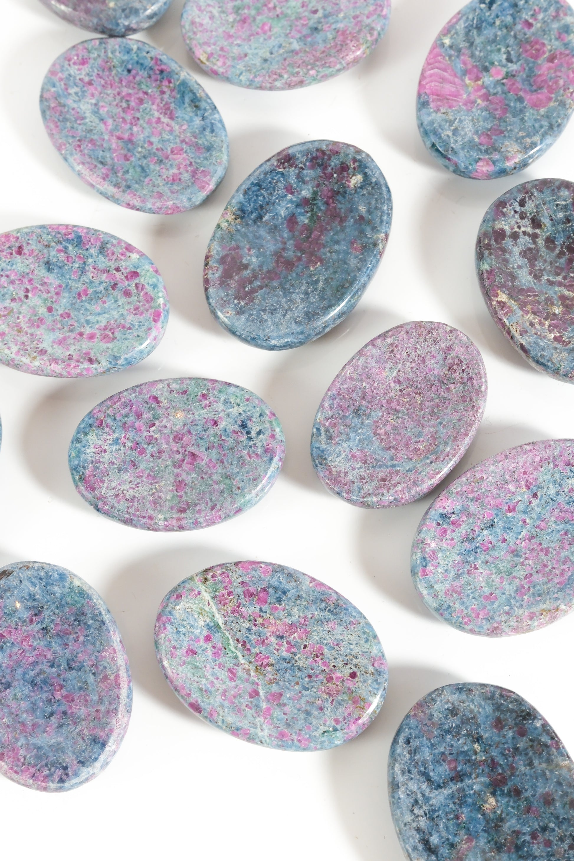 Ruby Kyanite Worry Stone