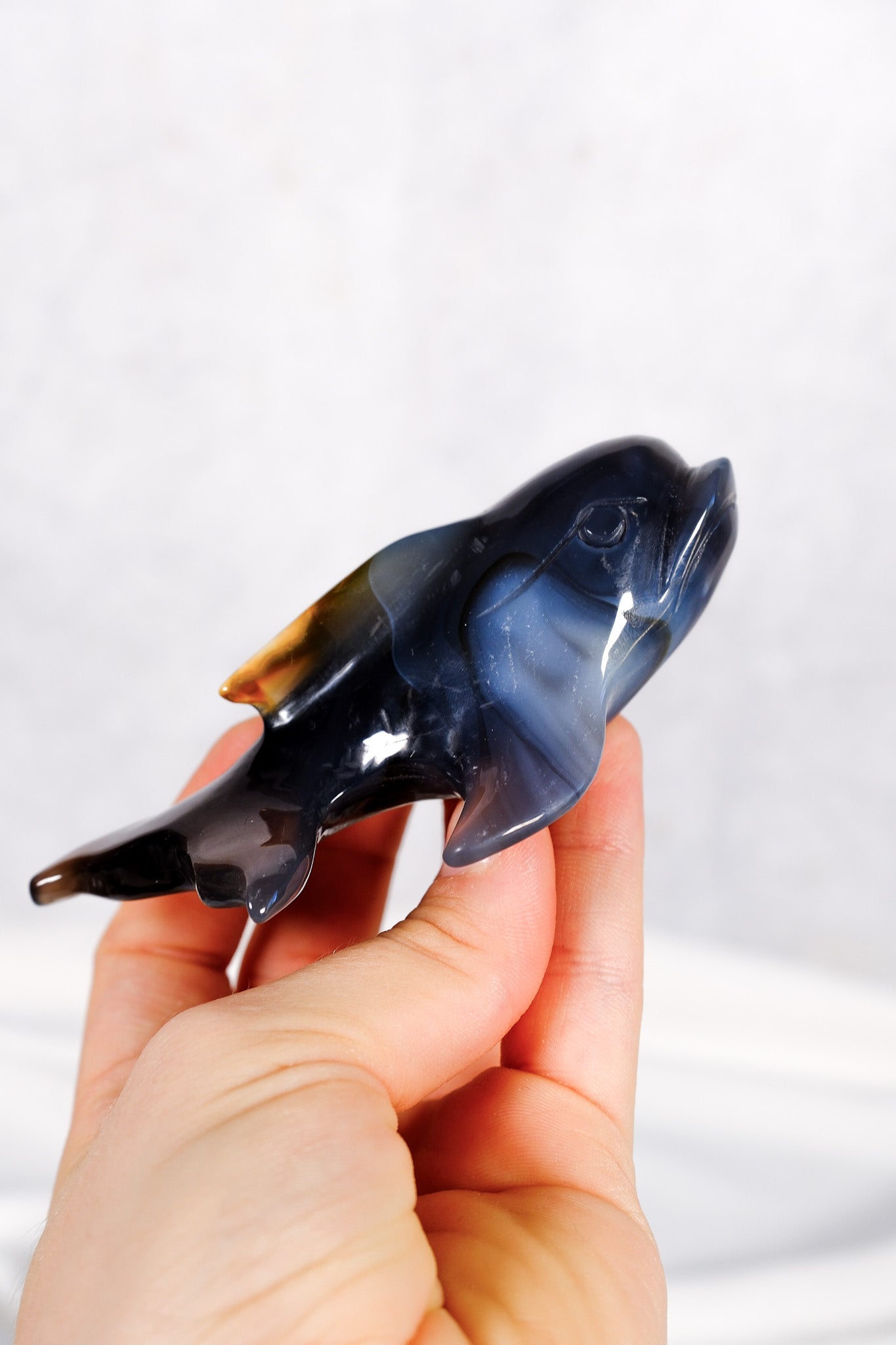Orca Agate Dolphin