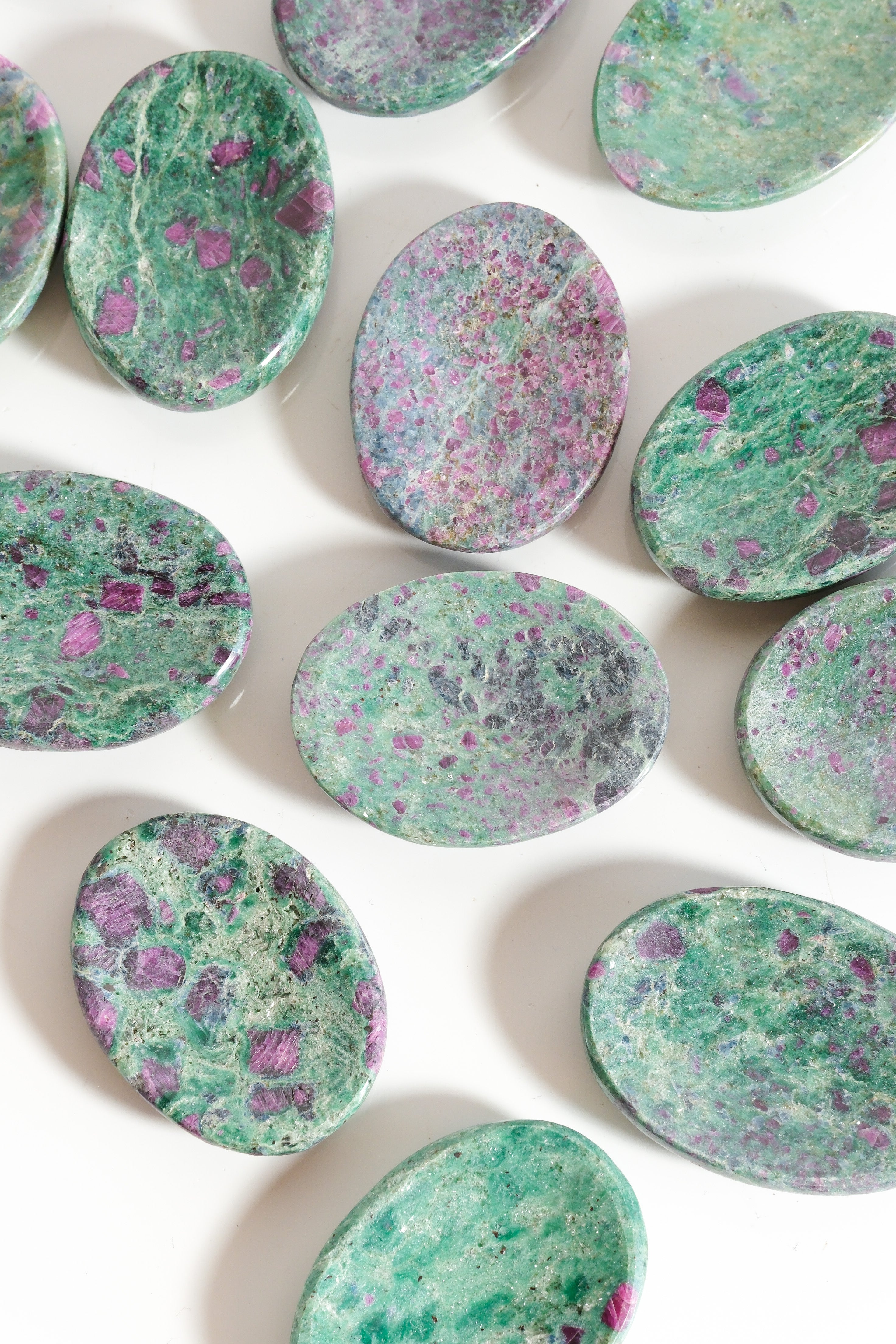 Ruby Fuchsite Worry Stone