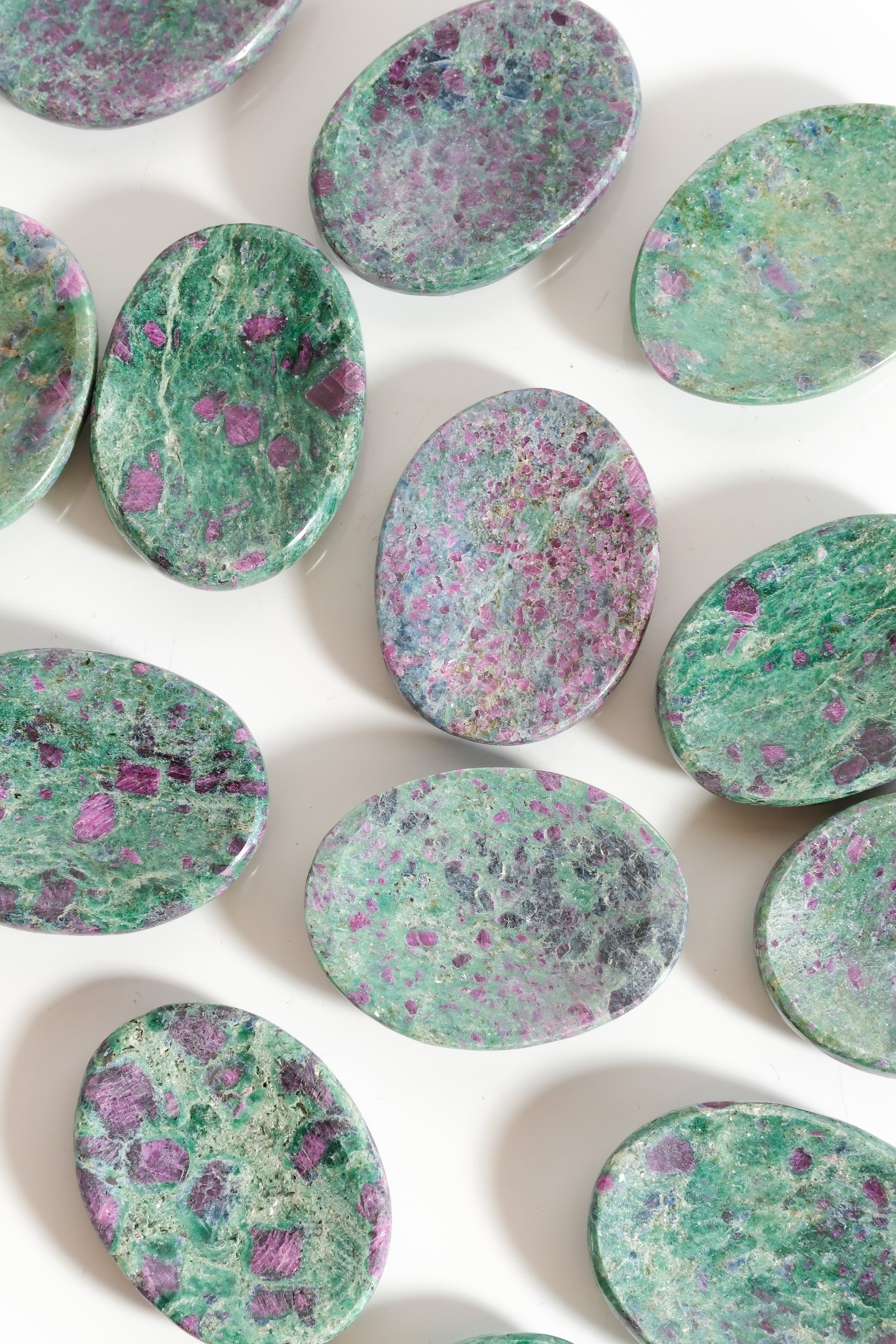 Ruby Fuchsite Worry Stone