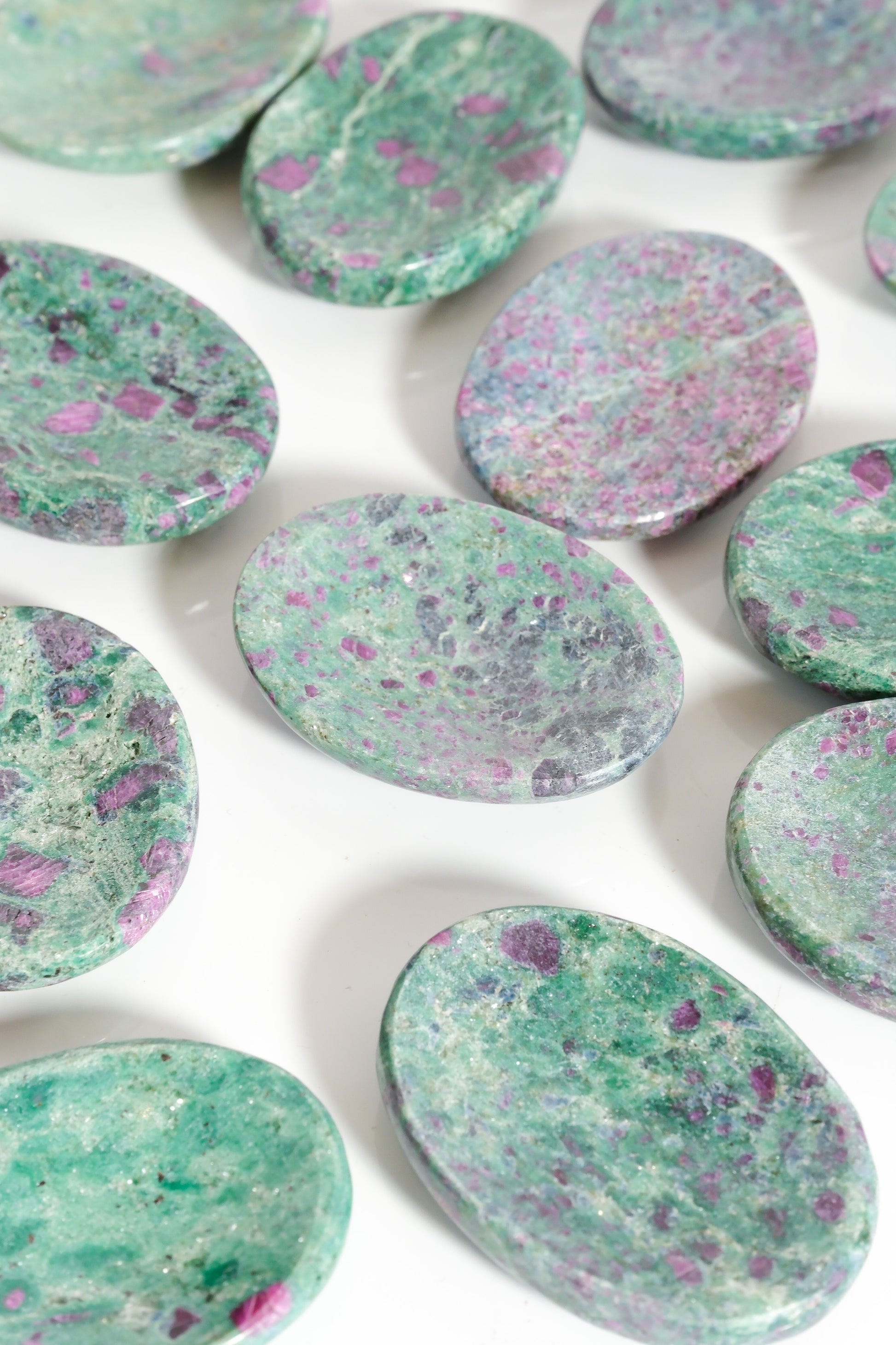 Ruby Fuchsite Worry Stone