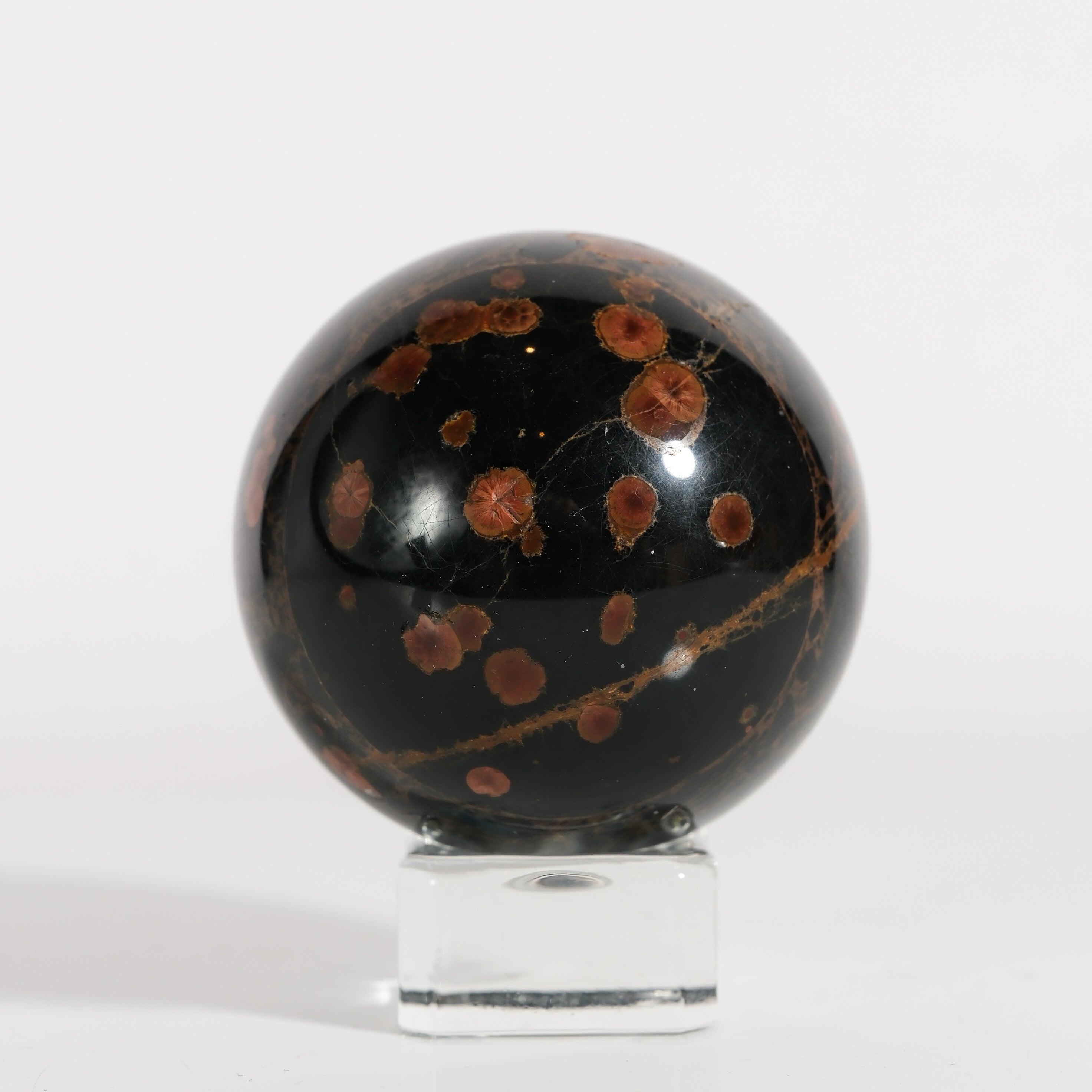 Peanut Obsidian Sphere