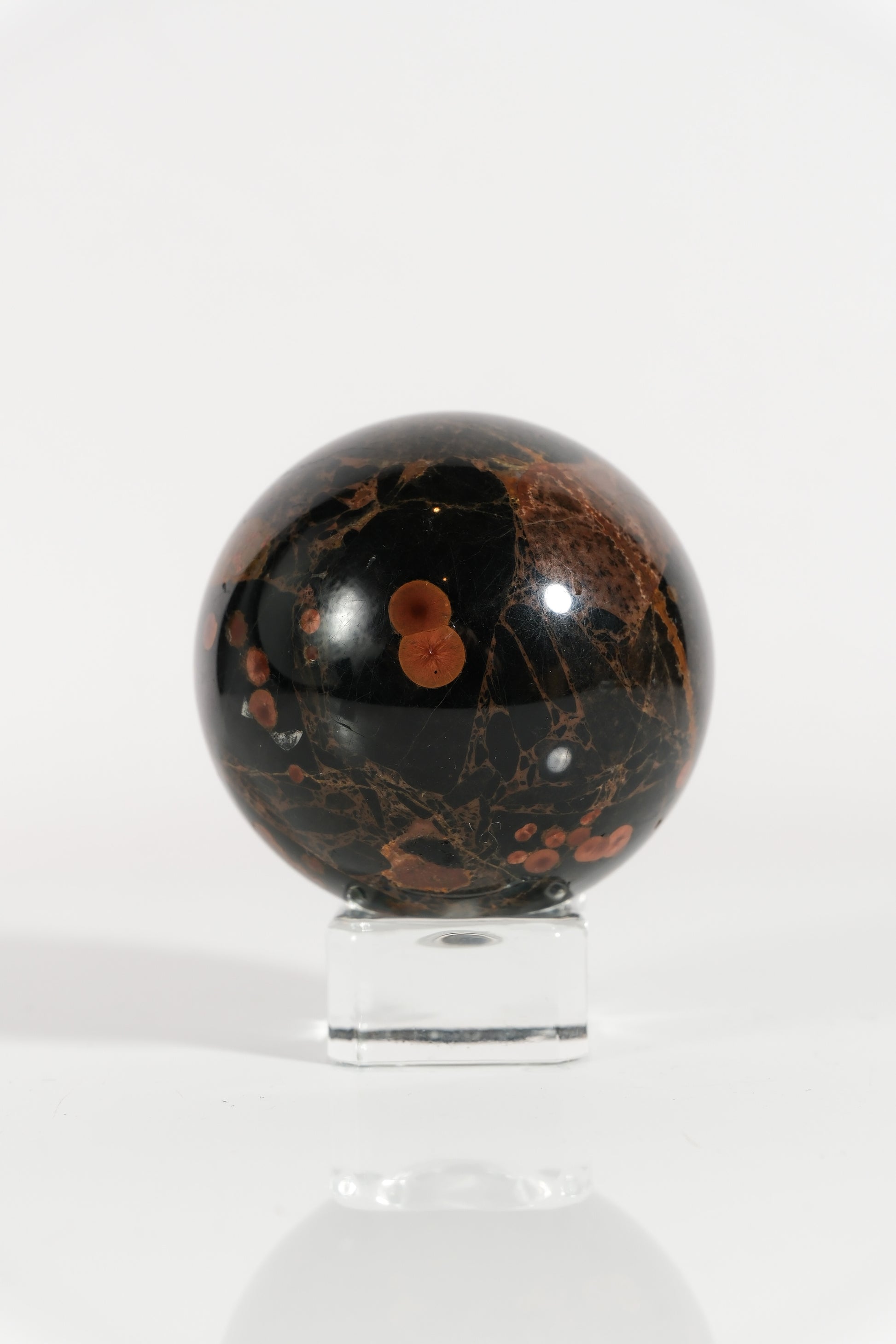 Peanut Obsidian Sphere