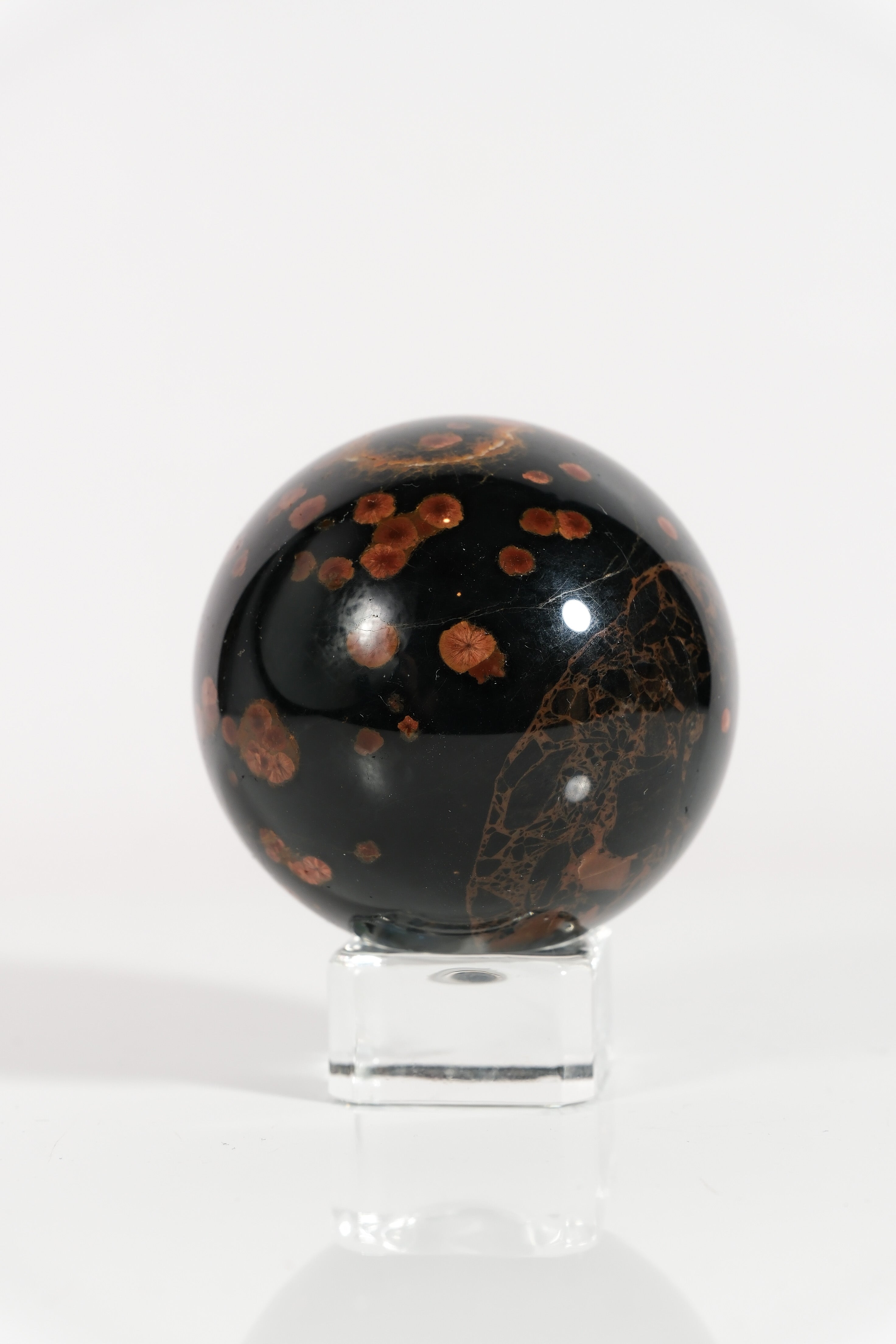 Peanut Obsidian Sphere