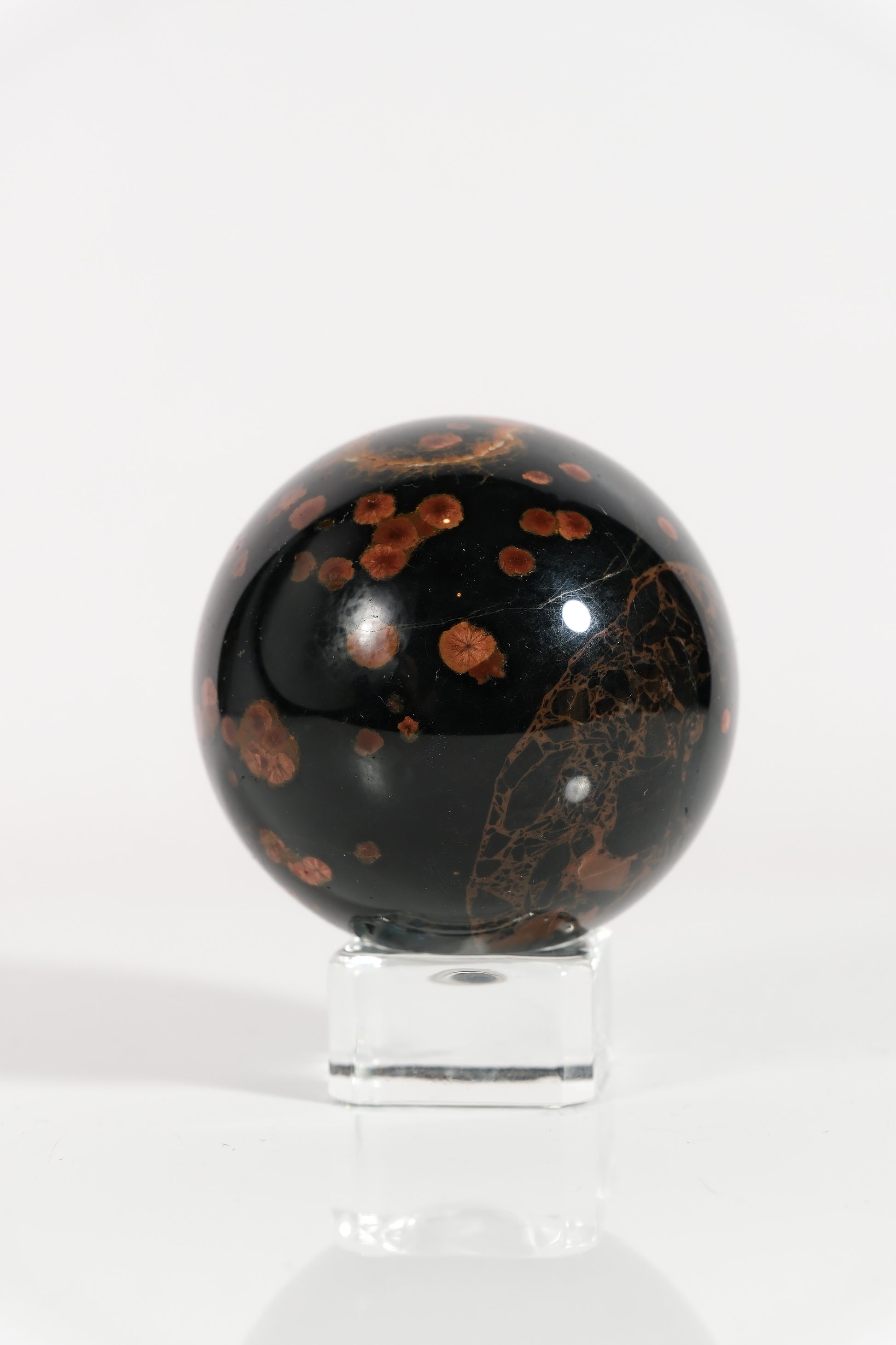 Peanut Obsidian Sphere