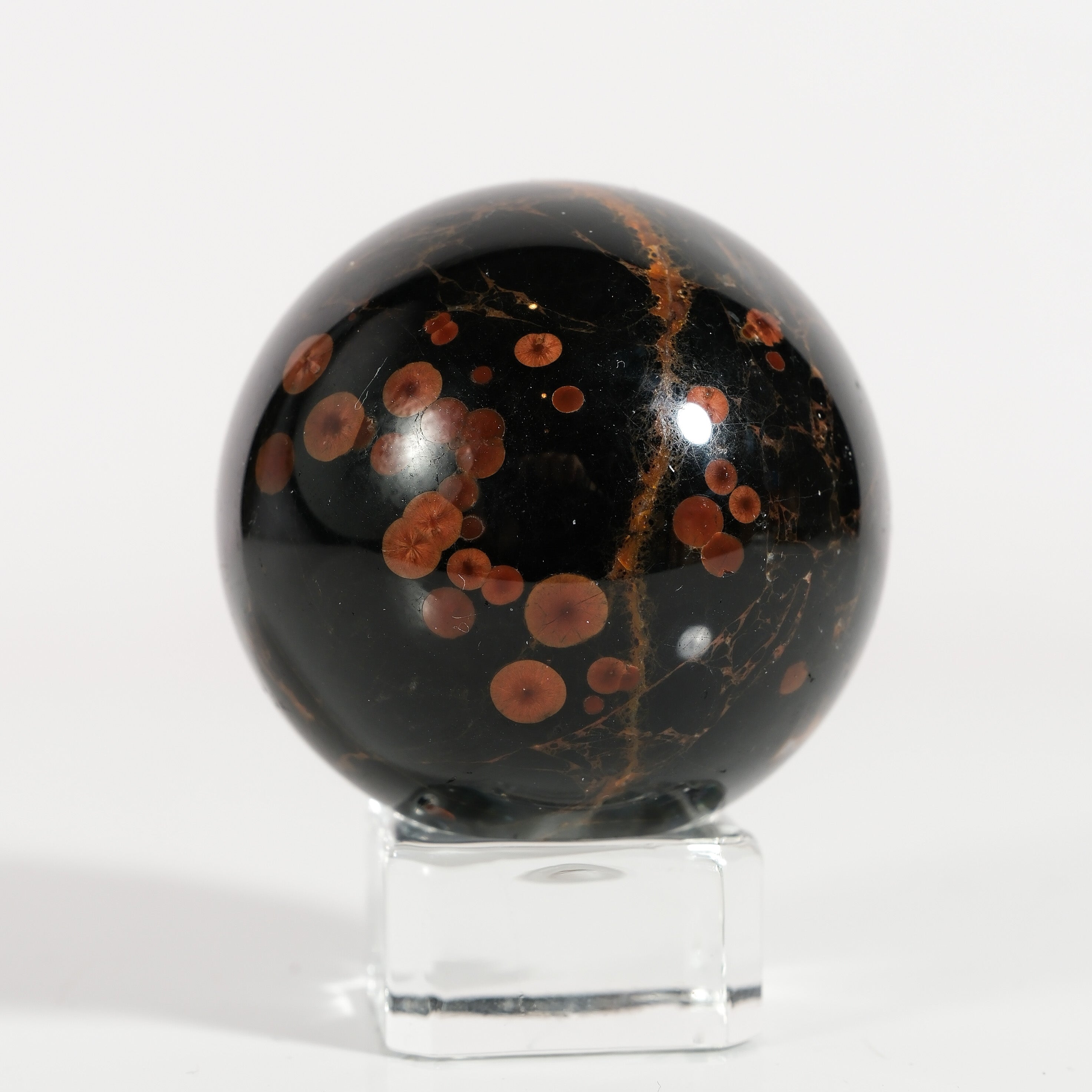 Peanut Obsidian Sphere
