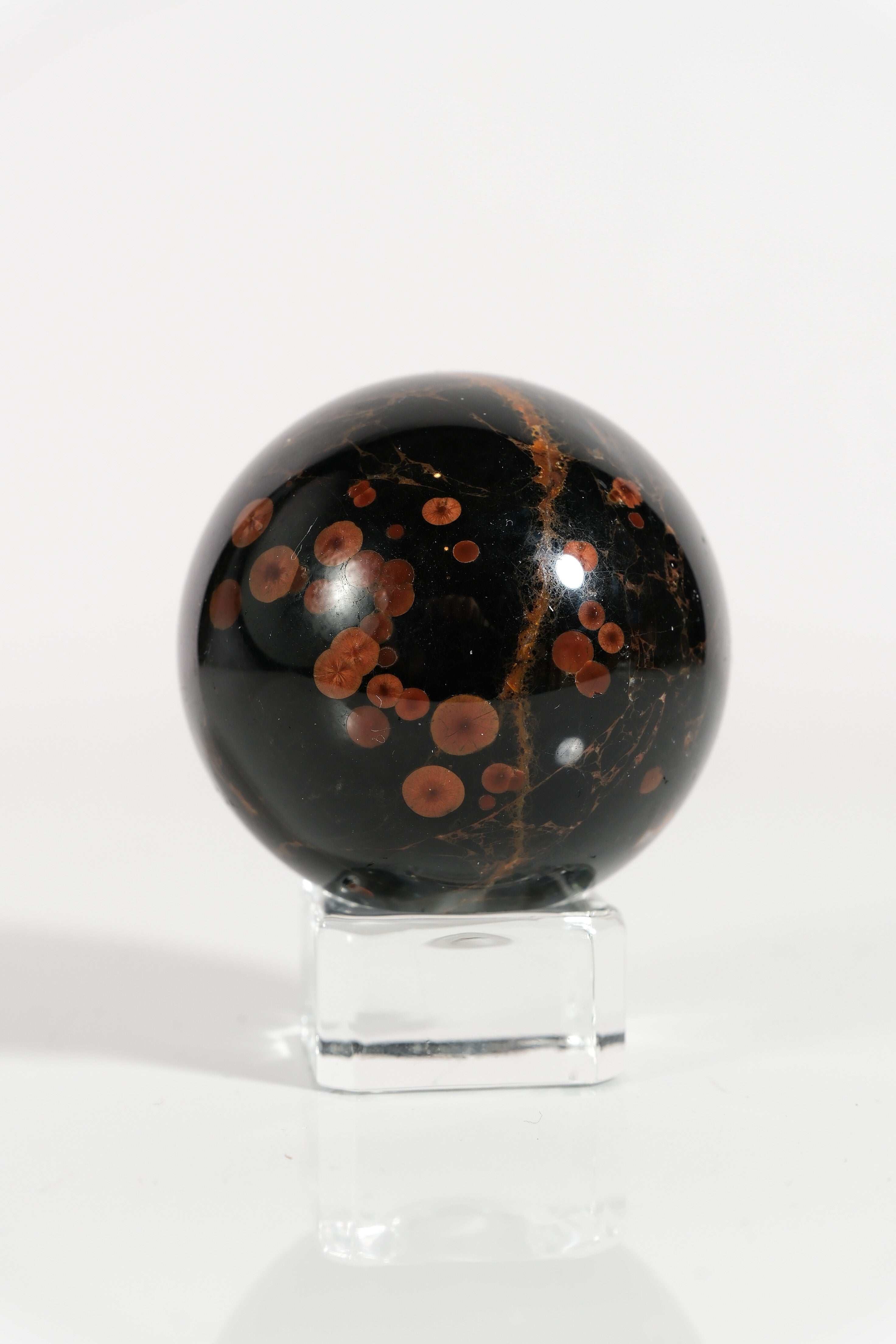 Peanut Obsidian Sphere