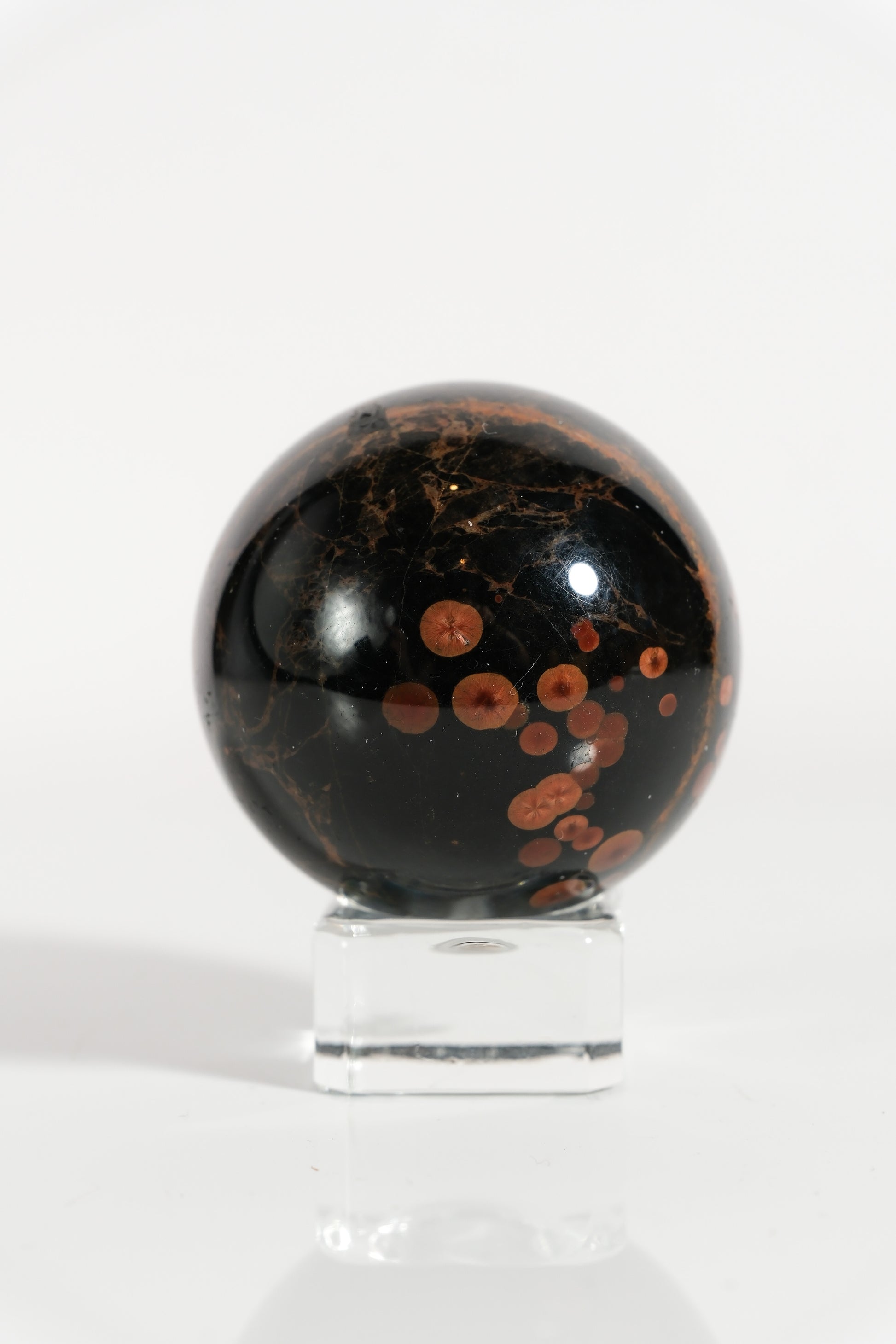 Peanut Obsidian Sphere